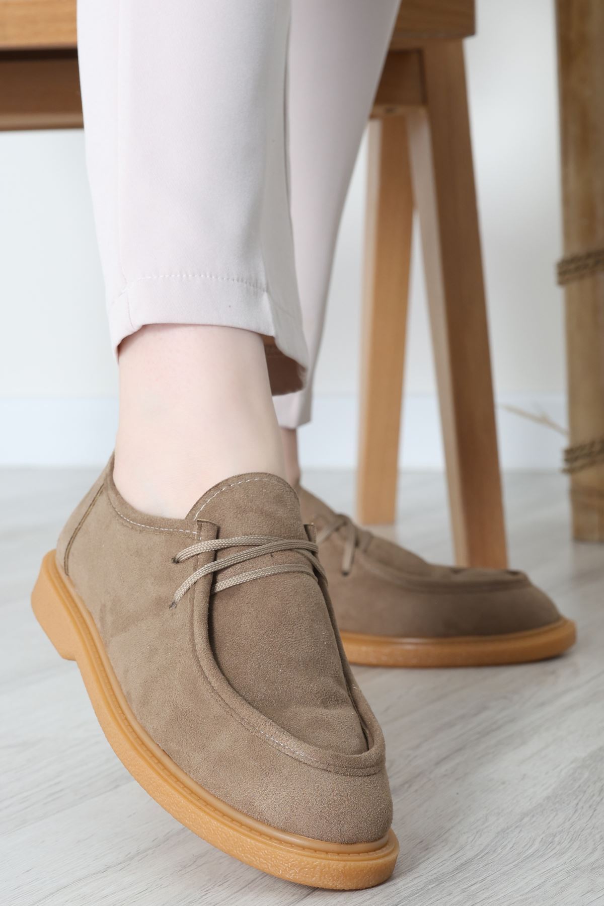 Termo Taban Bağcıklı Ayakkabı Süetvizon - 31651.1846.