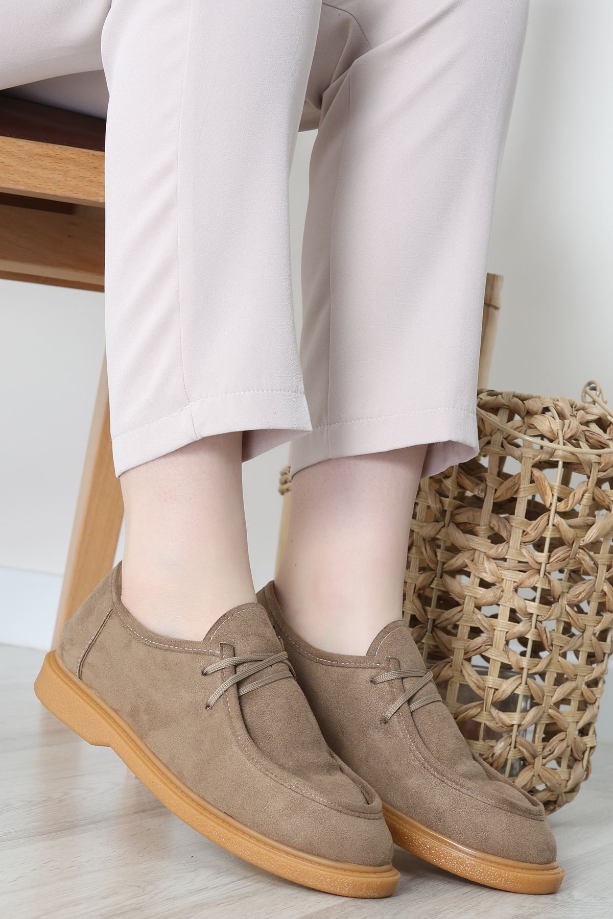 Termo Taban Bağcıklı Ayakkabı Süetvizon - 31651.1846.