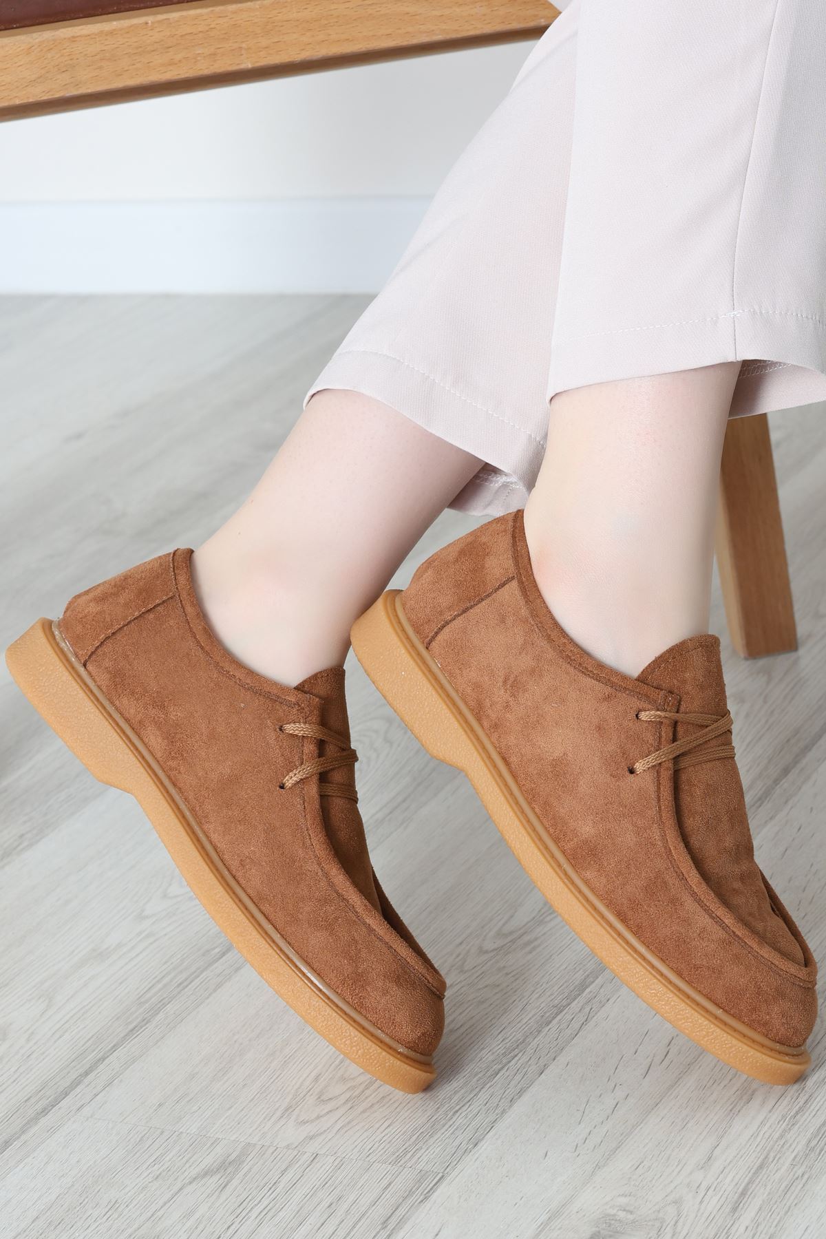 Termo Taban Bağcıklı Ayakkabı Süettaba - 31651.1846.