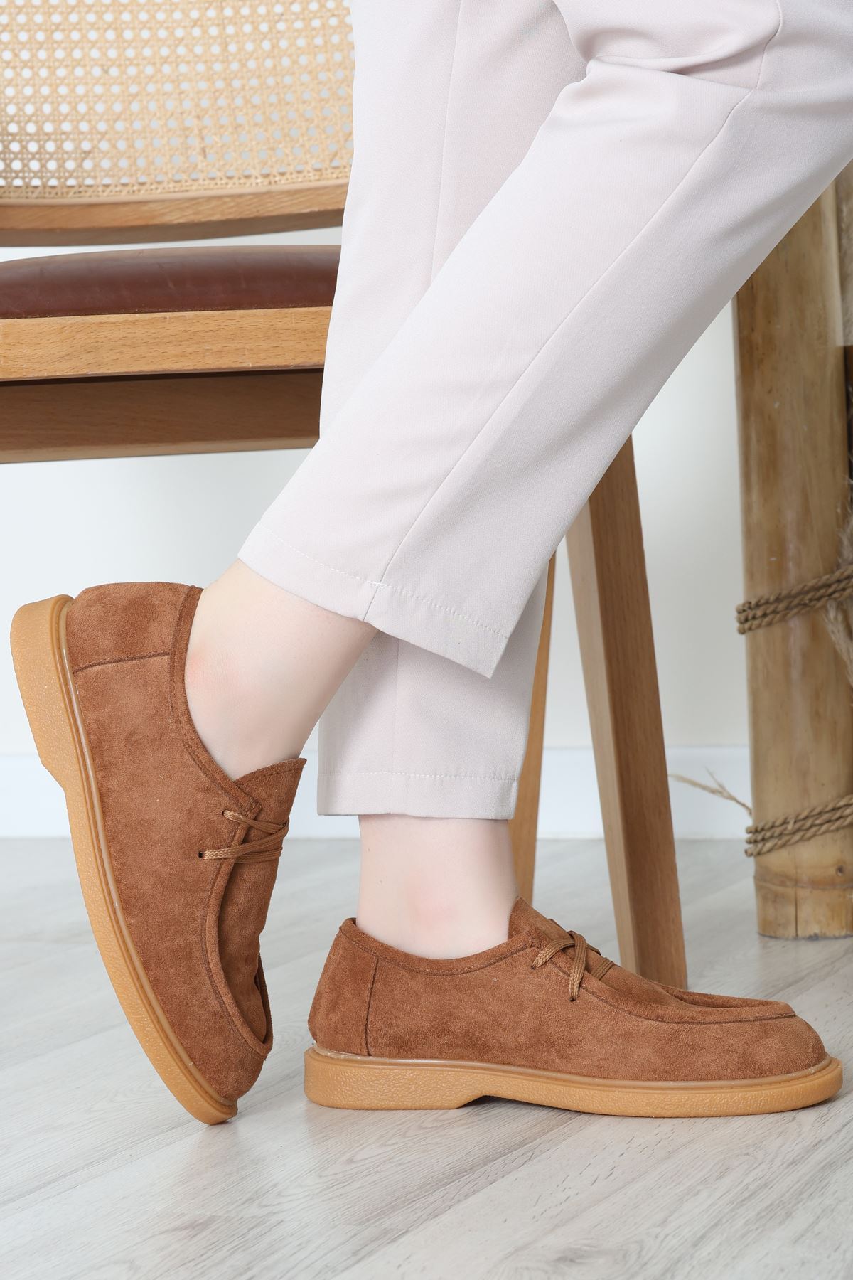 Termo Taban Bağcıklı Ayakkabı Süettaba - 31651.1846.