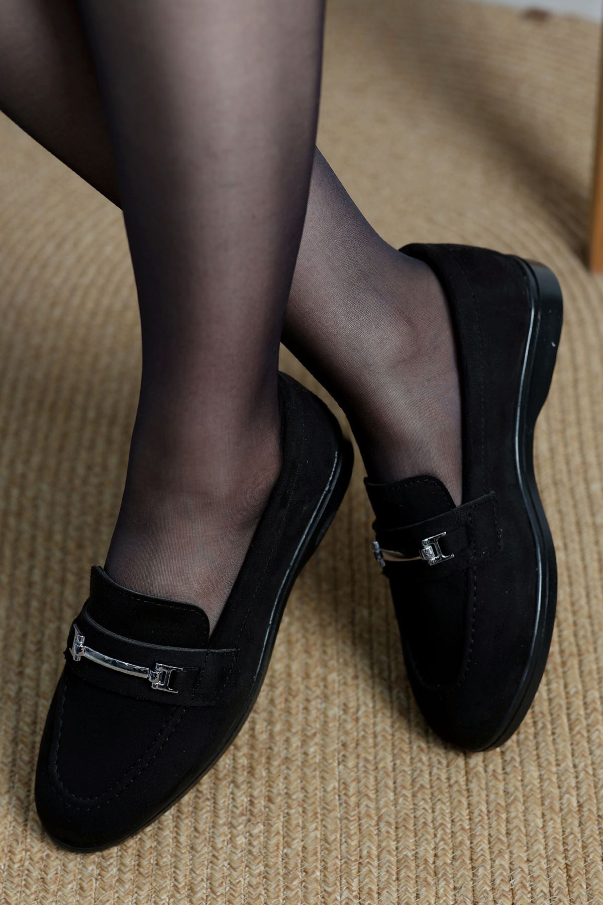 Loafer Günlük Ayakkabı Süetsiyah - 17900.1846.