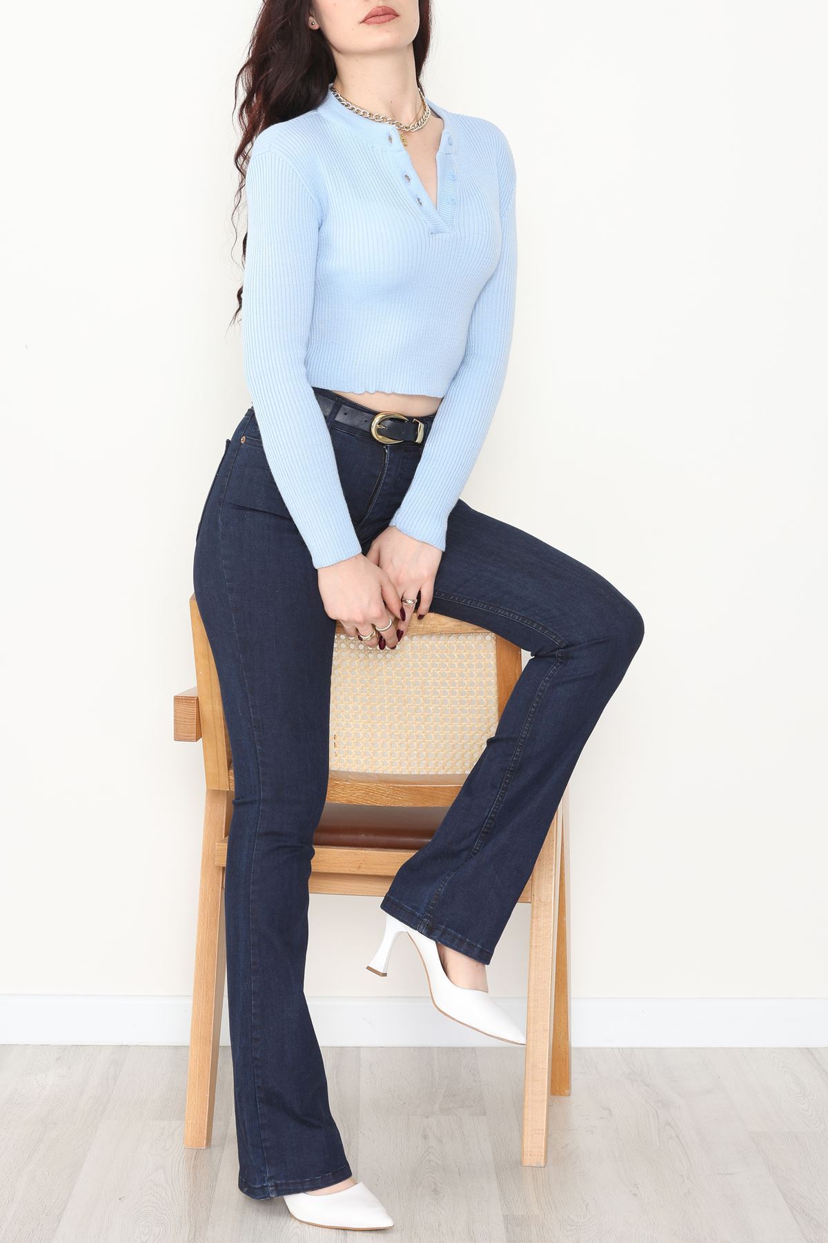 Düğmeli Triko Bebemavi - 42697.2043.