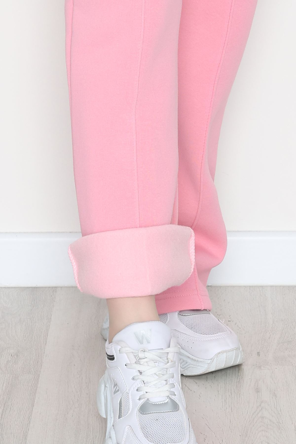 3 İplik Önü Çımalı Eşofman Altı Koyupembe - 42520.1878.