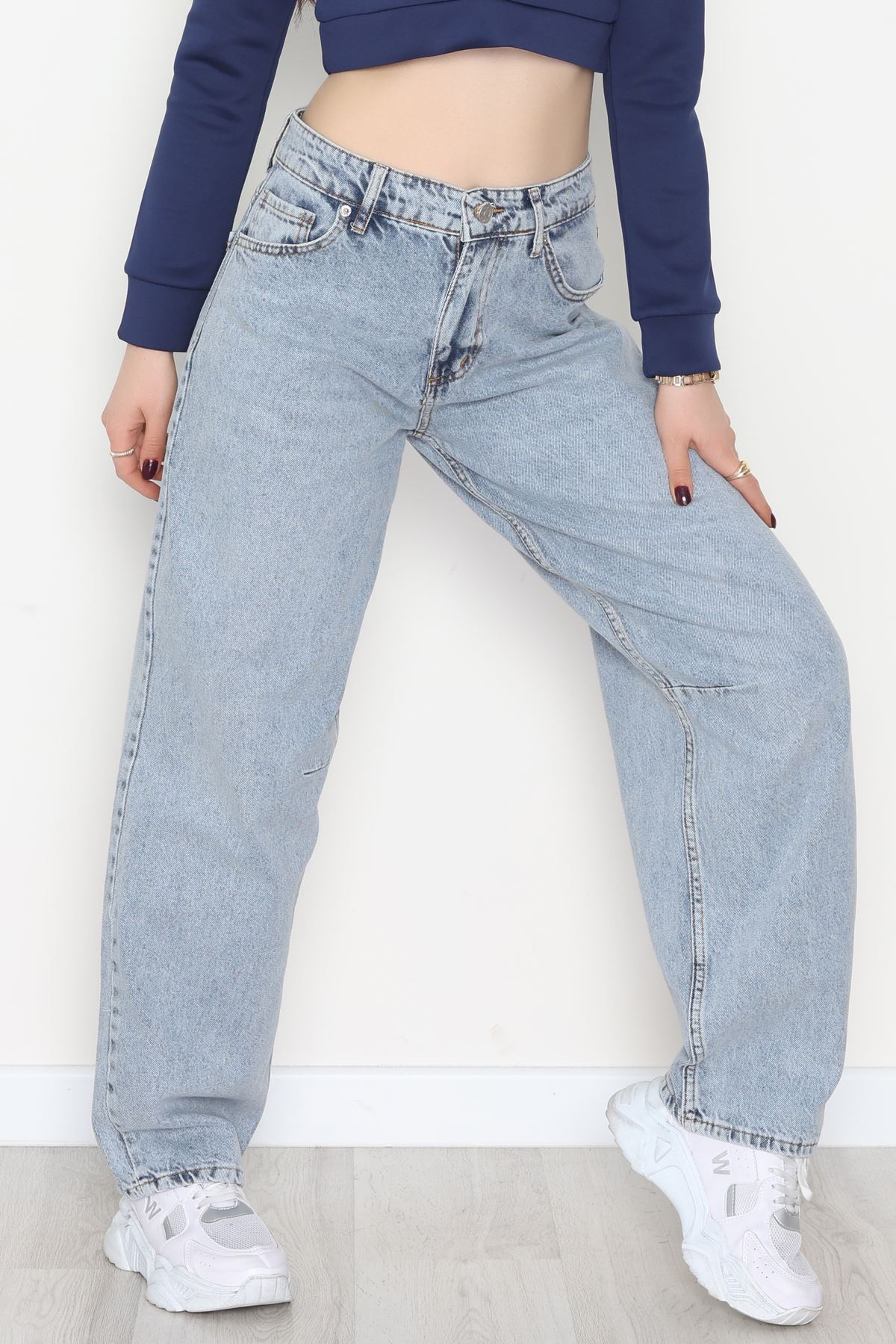 Arkası Tokalı Baggy Kot Pantolon Karyıkama - 31712.2059.