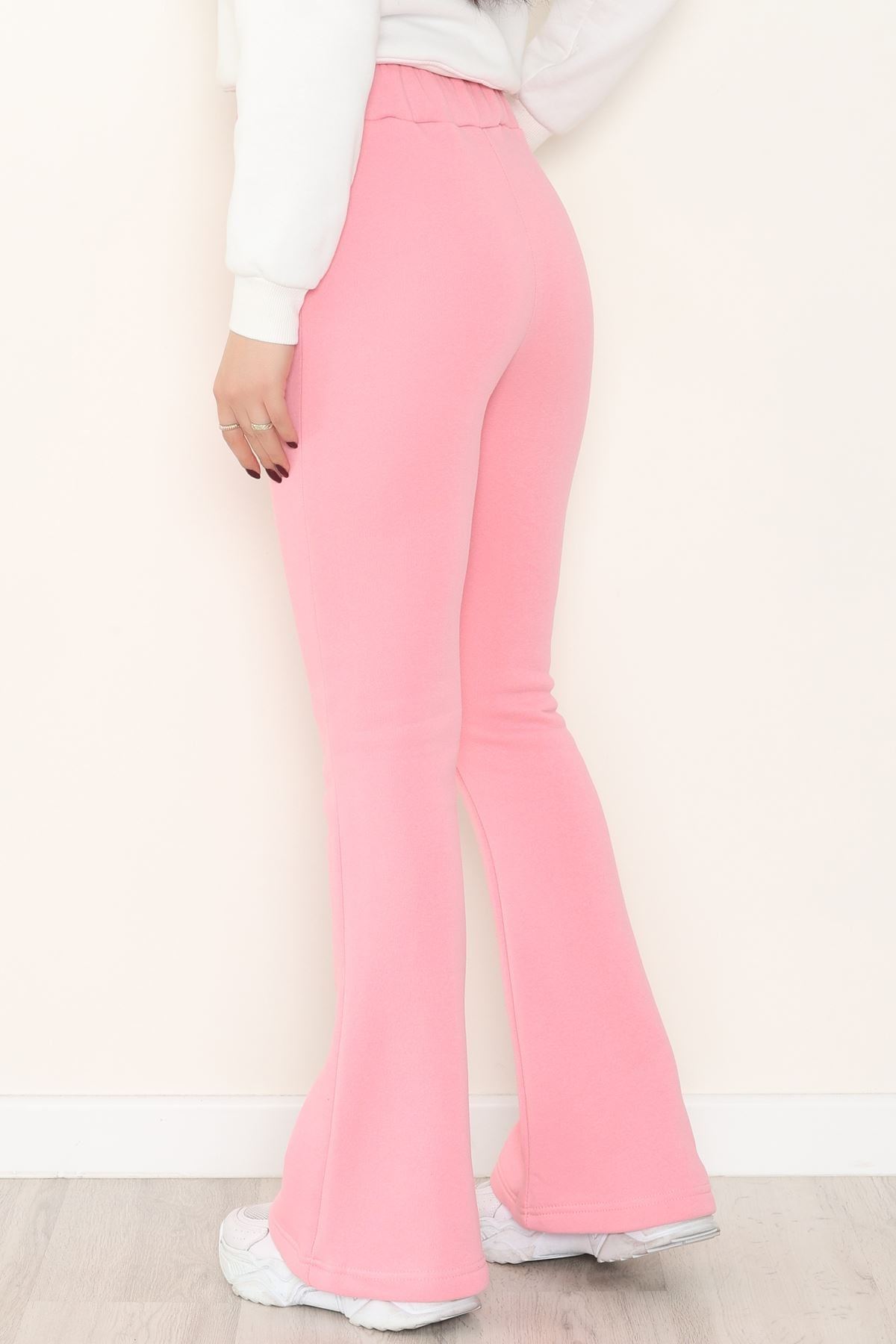 3 İplik İspanyol Paça Eşofman Altı Koyupembe - 42522.1878.