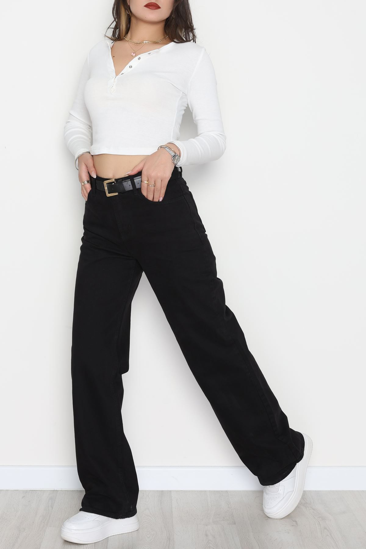 Palazzo Kot Pantolon Siyah - 31590.1904.