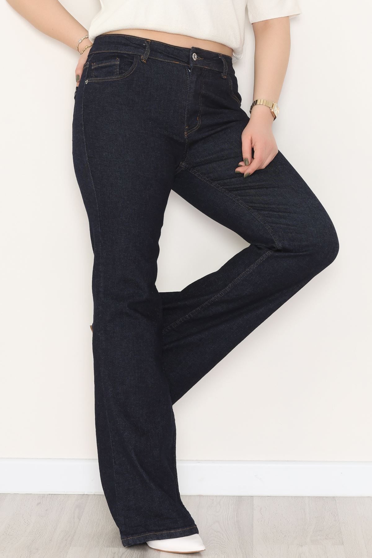 İspanyol Kot Pantolon Koyulacivert - 31397.2088.