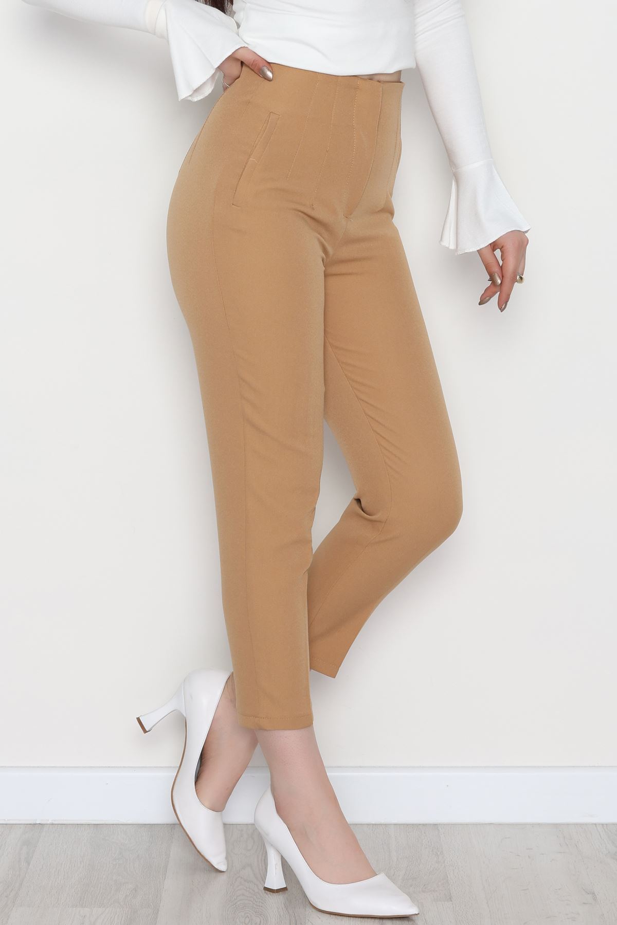 Pensli Havuç Pantolon Sütlükahve - 51215.1779.