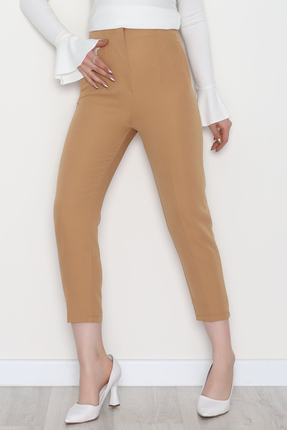 Pensli Havuç Pantolon Sütlükahve - 51215.1779.