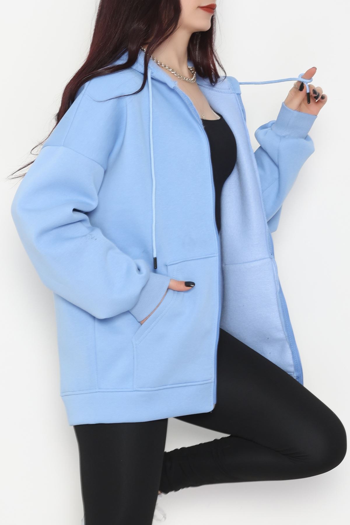 3 İplik Kompakt Oversize Sweat Bebemavi - 42502.1878.