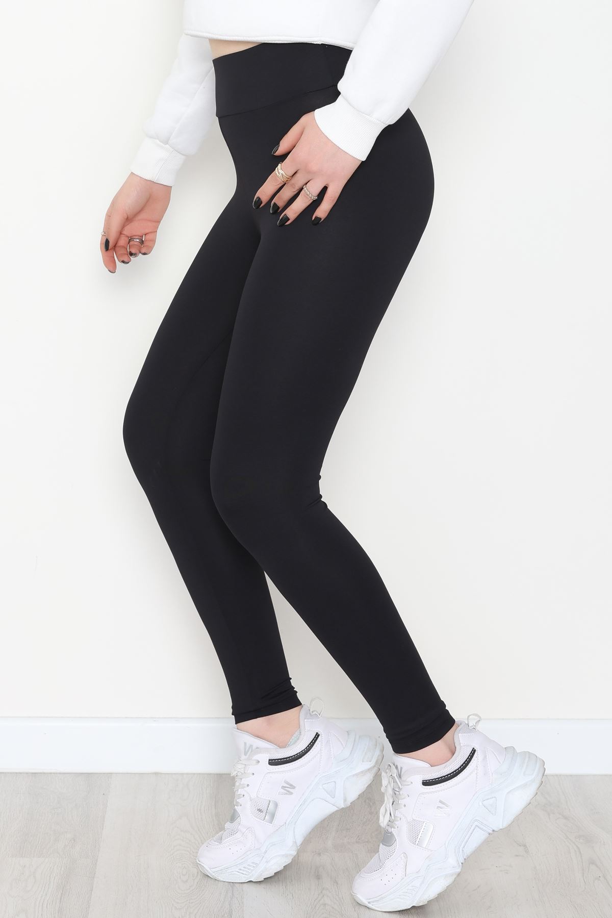 Polyamid Kumaş Tayt Siyah - 42744.1871.