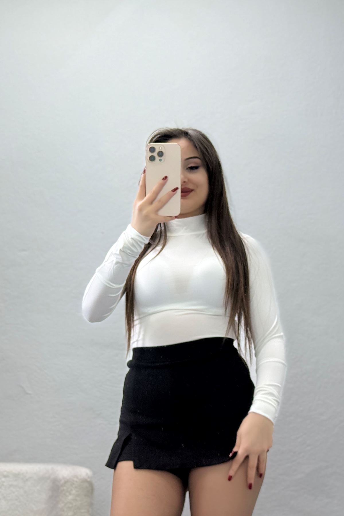 Yarım Balıkçı Mikro Çıtçıtlı Body Ekru - 21942.200.