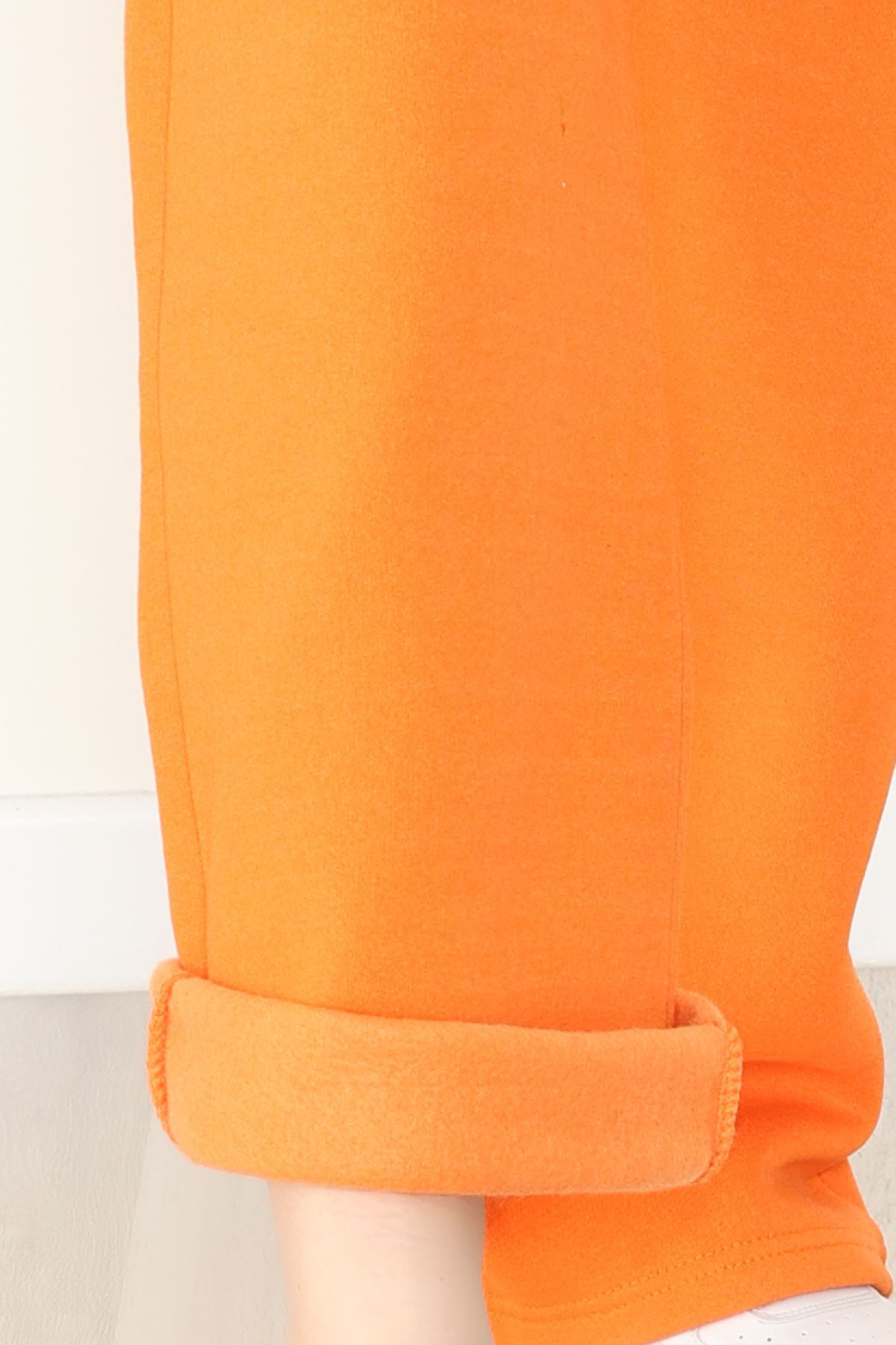 Palazzo 3 İplik Eşofman Altı Turuncu - 6000.1247.