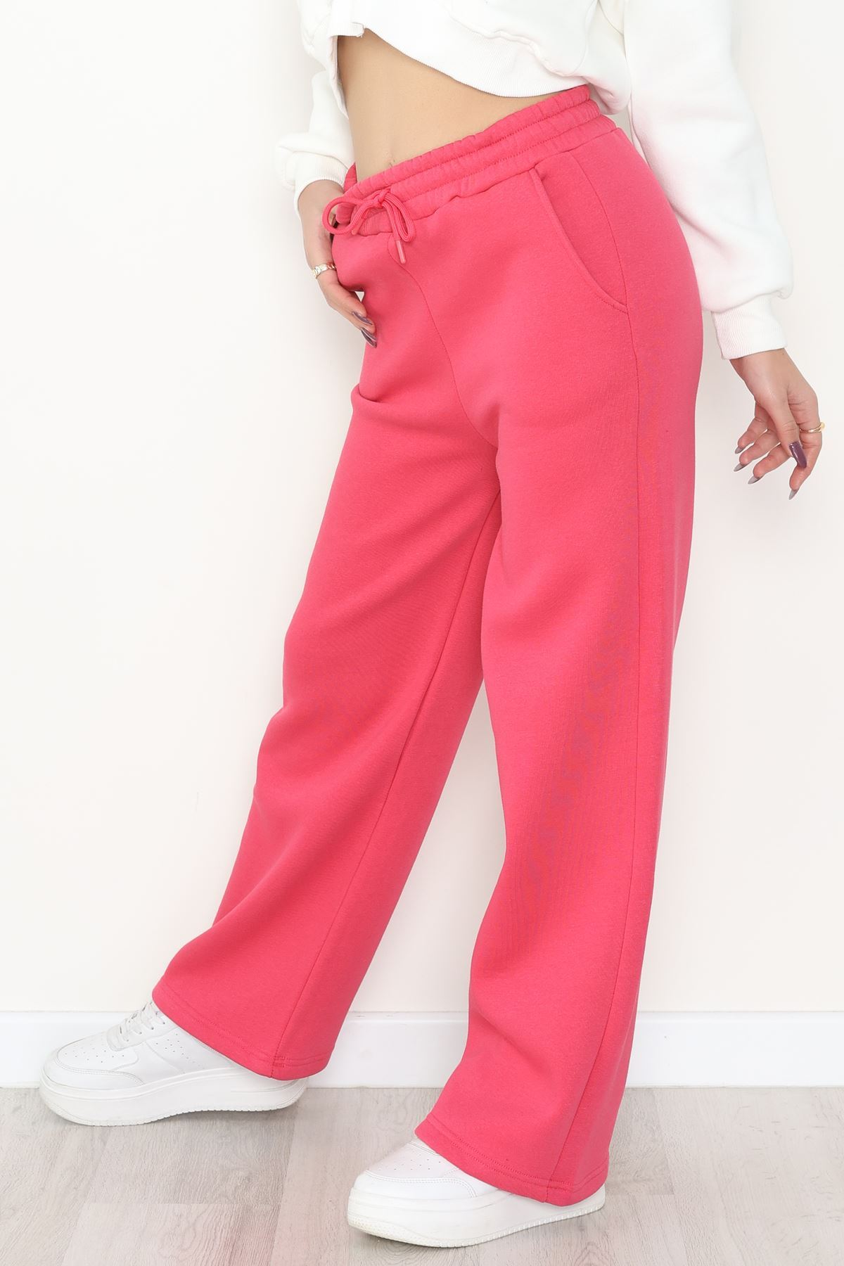 Palazzo 3 İplik Eşofman Altı Fuşya - 6000.1247.