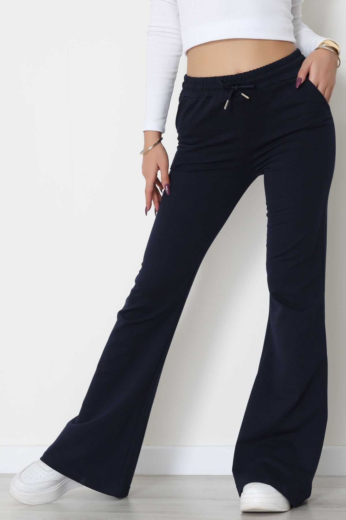 2 İplik İspanyol Paça Eşofman Altı Laci - 52118.1857.