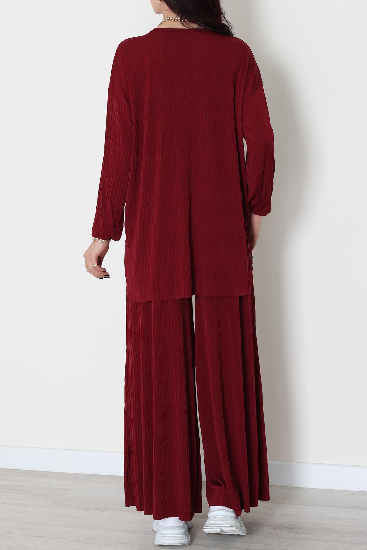 Sandy Crash Kumaş İkili Takım Bordo - 42667.1949.