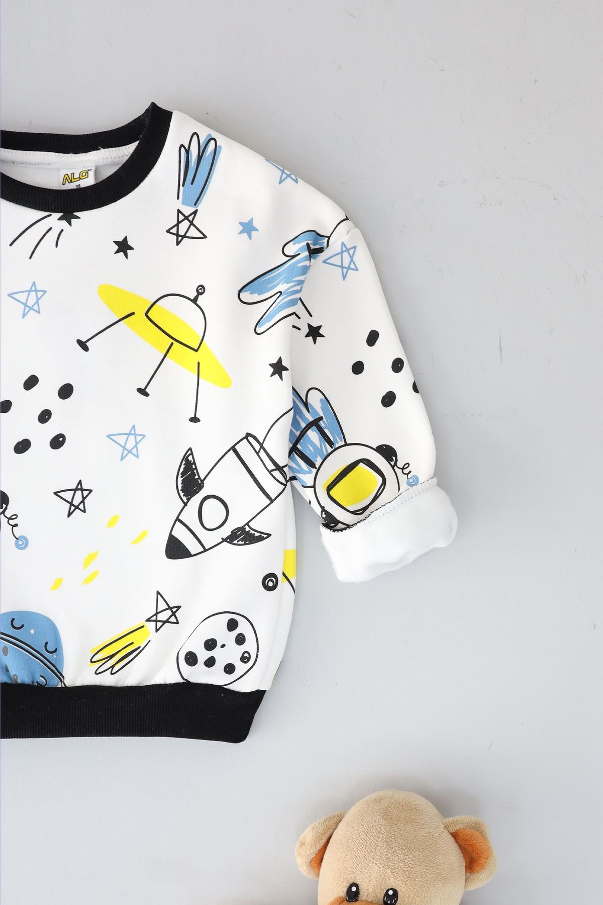 3-7 Yaş Çocuk Sweat Siyah - 225531.1576.