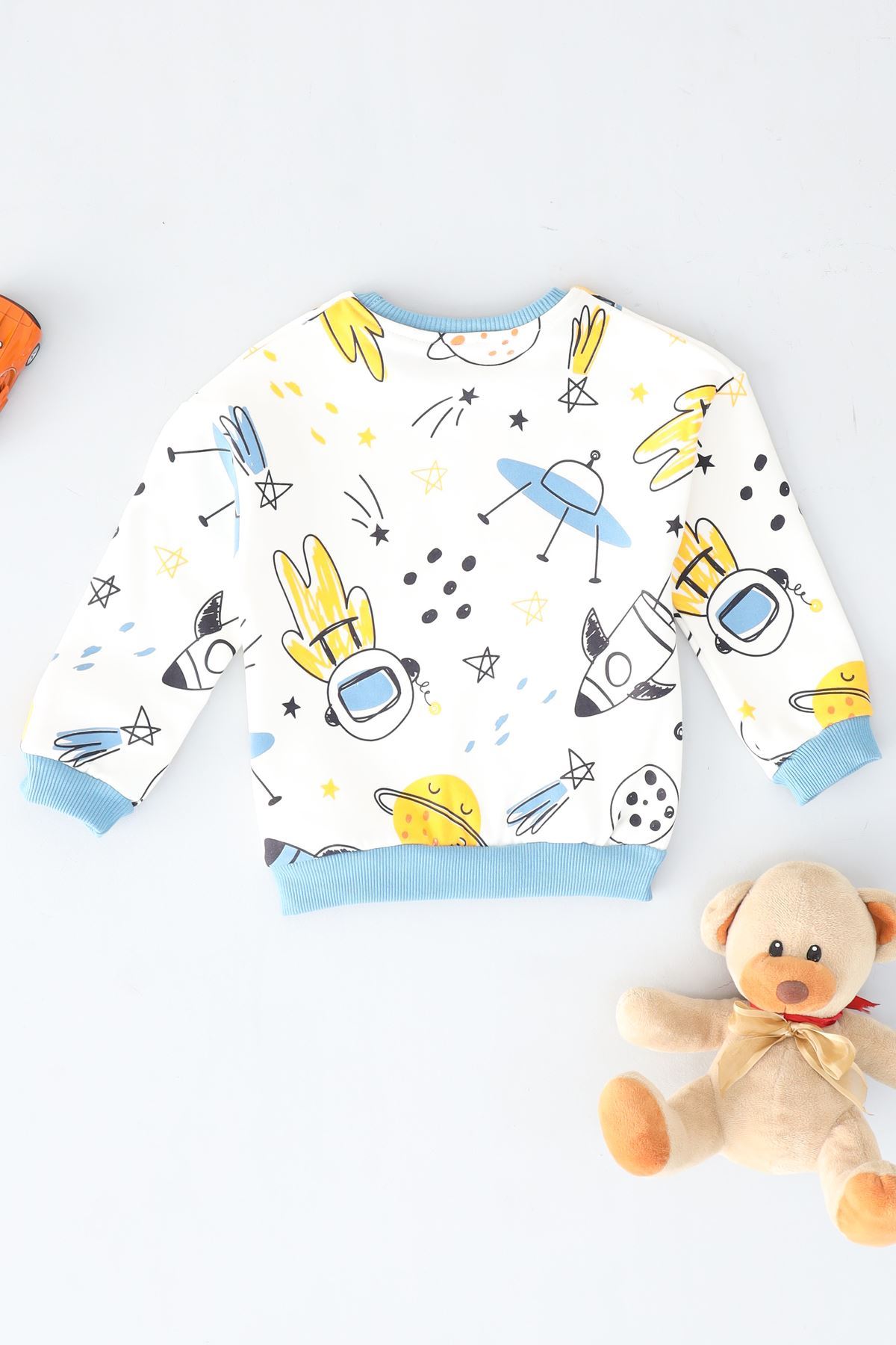 3-7 Yaş Çocuk Sweat Mavi - 225531.1576.