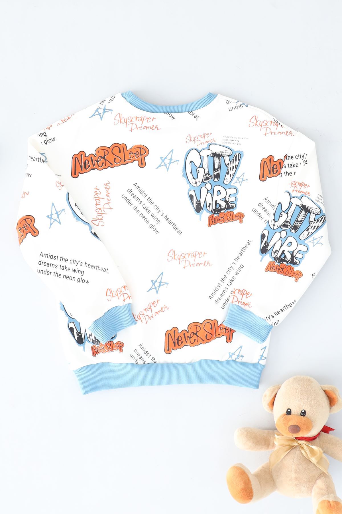 8-12 Yaş Çocuk Sweat Mavi - 325545.1576.