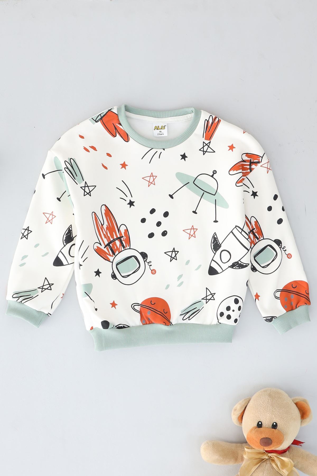 3-7 Yaş Çocuk Sweat Mint - 225531.1576.