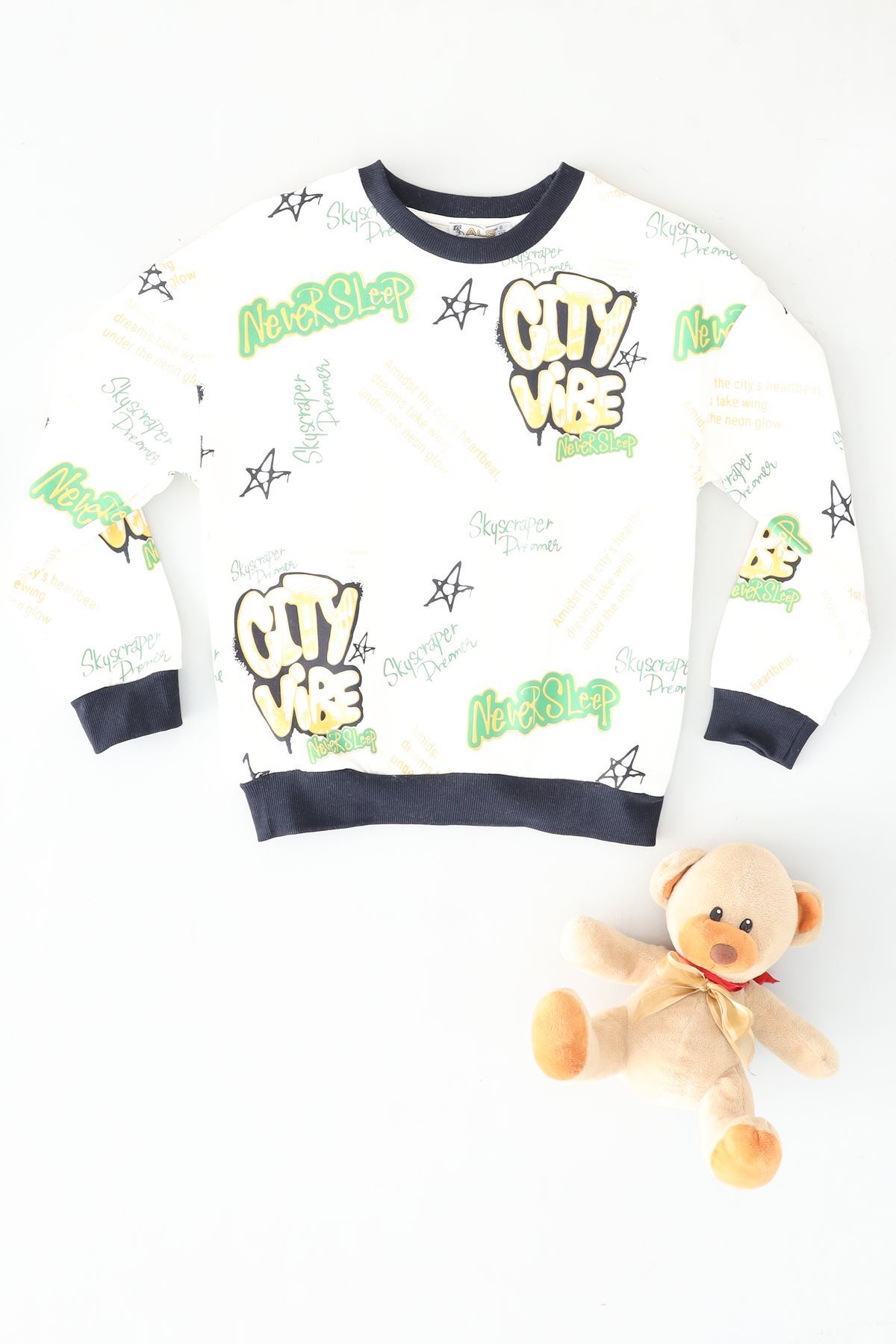 8-12 Yaş Çocuk Sweat Lacivert - 325545.1576.