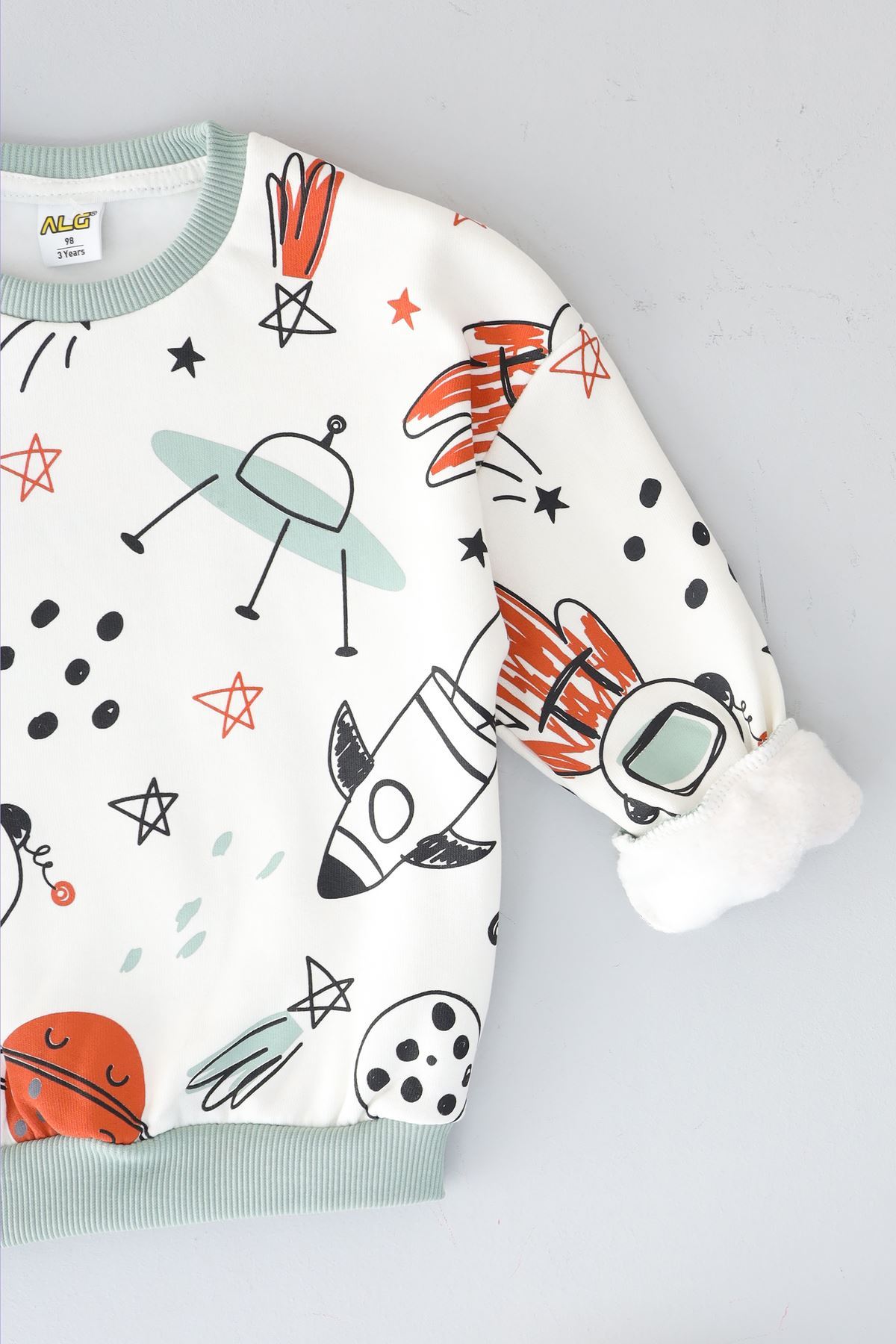 3-7 Yaş Çocuk Sweat Mint - 225531.1576.