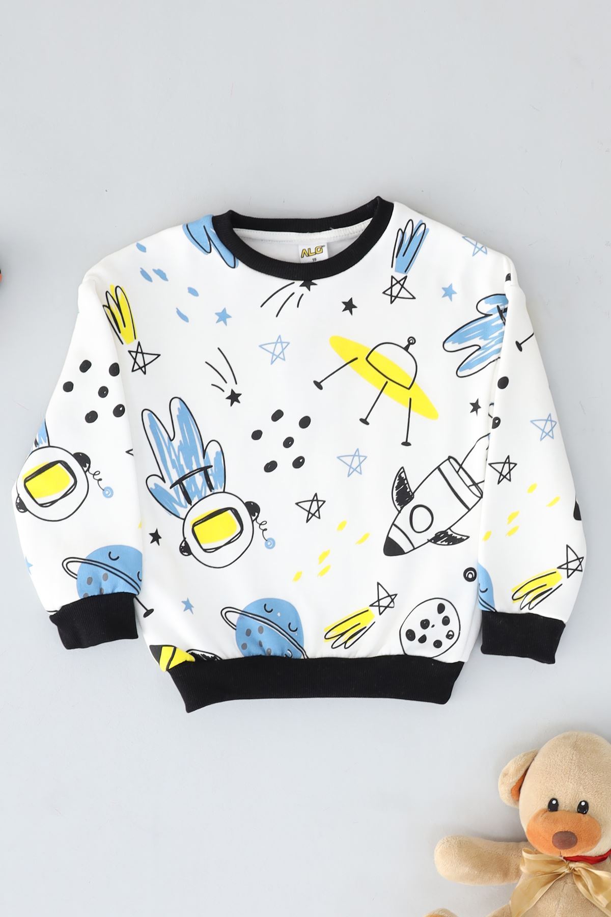 3-7 Yaş Çocuk Sweat Siyah - 225531.1576.