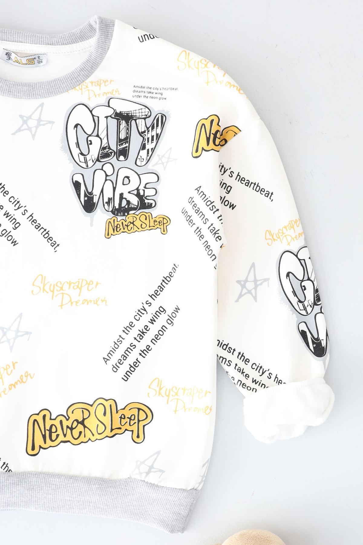 8-12 Yaş Çocuk Sweat Gri - 325545.1576.