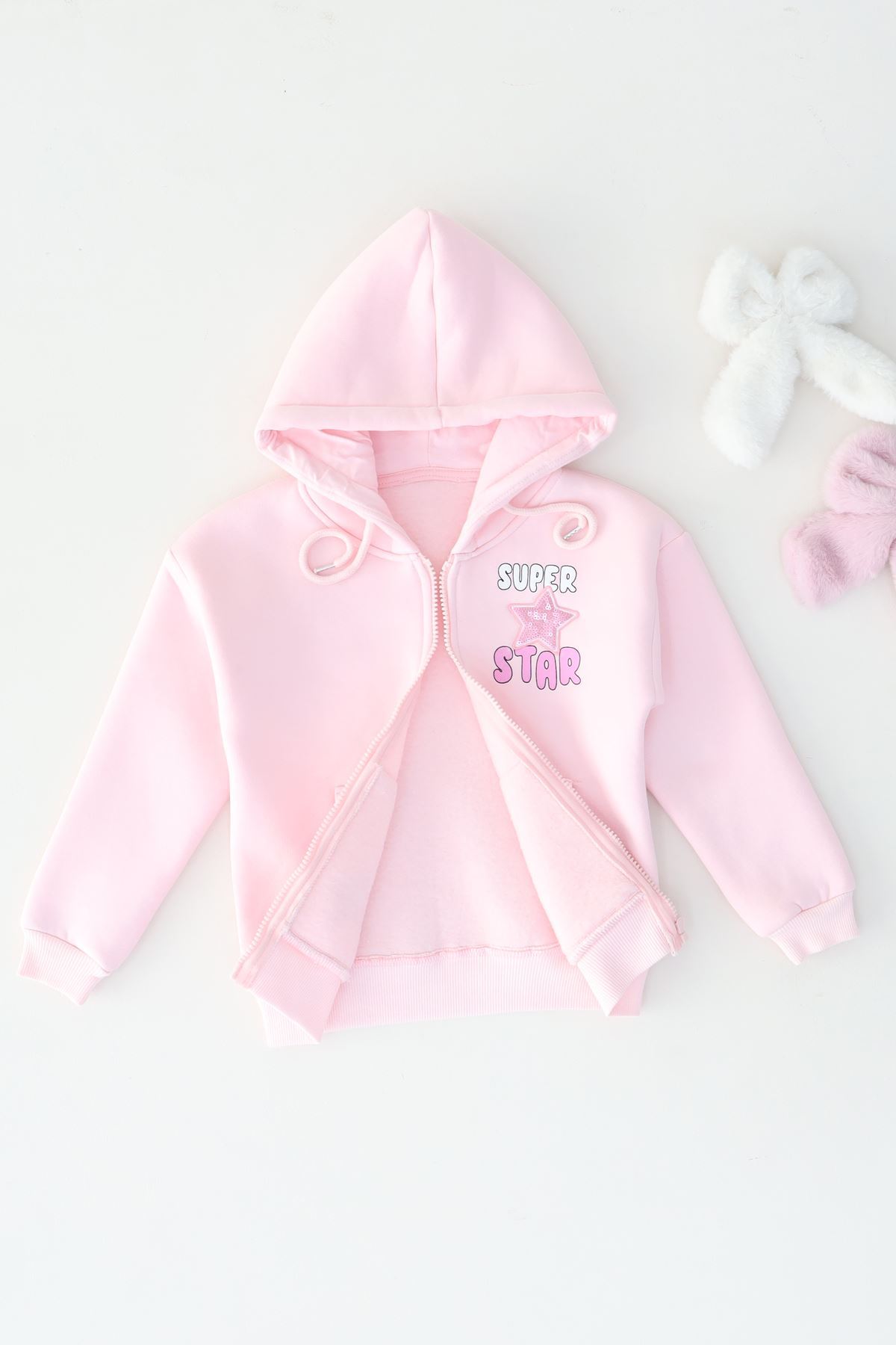 5-8 Yaş Çocuk Sweat Pudra - 6264345.1576.