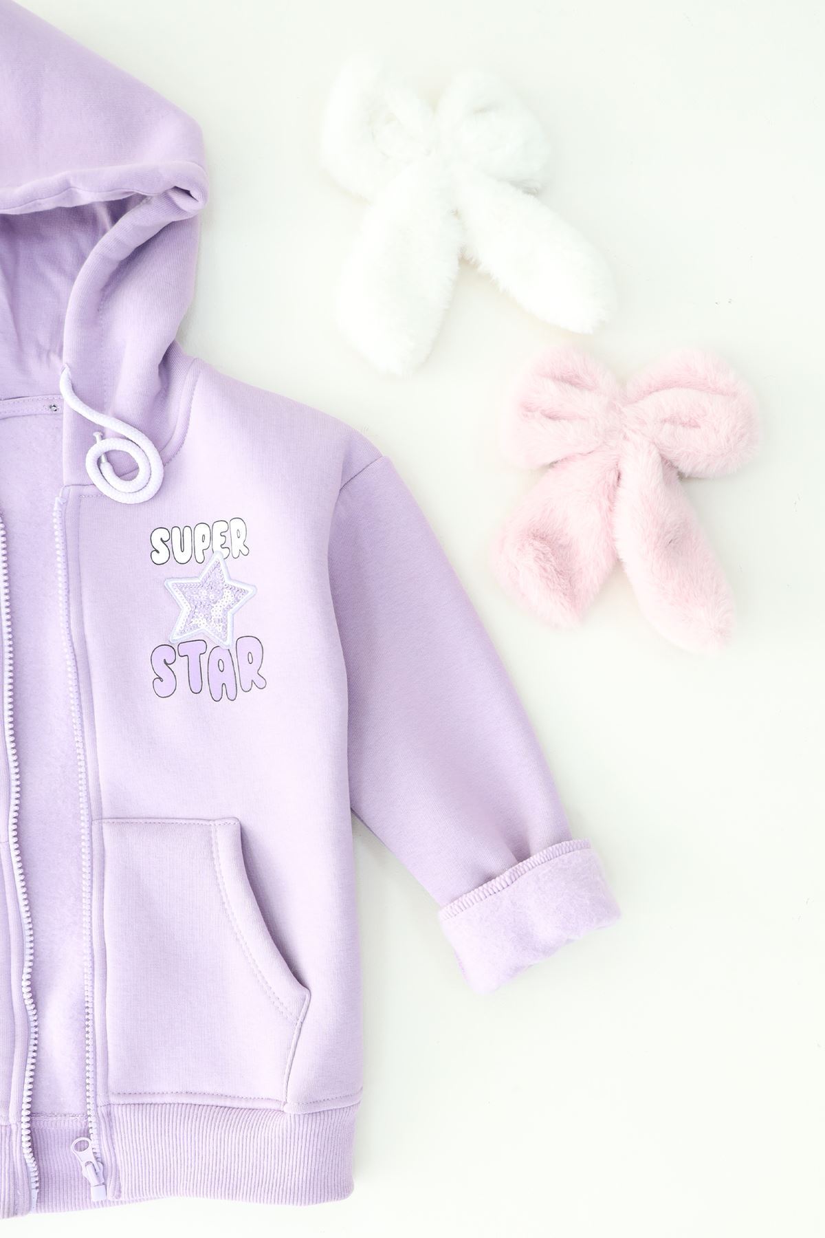 5-8 Yaş Çocuk Sweat Lila - 6264345.1576.