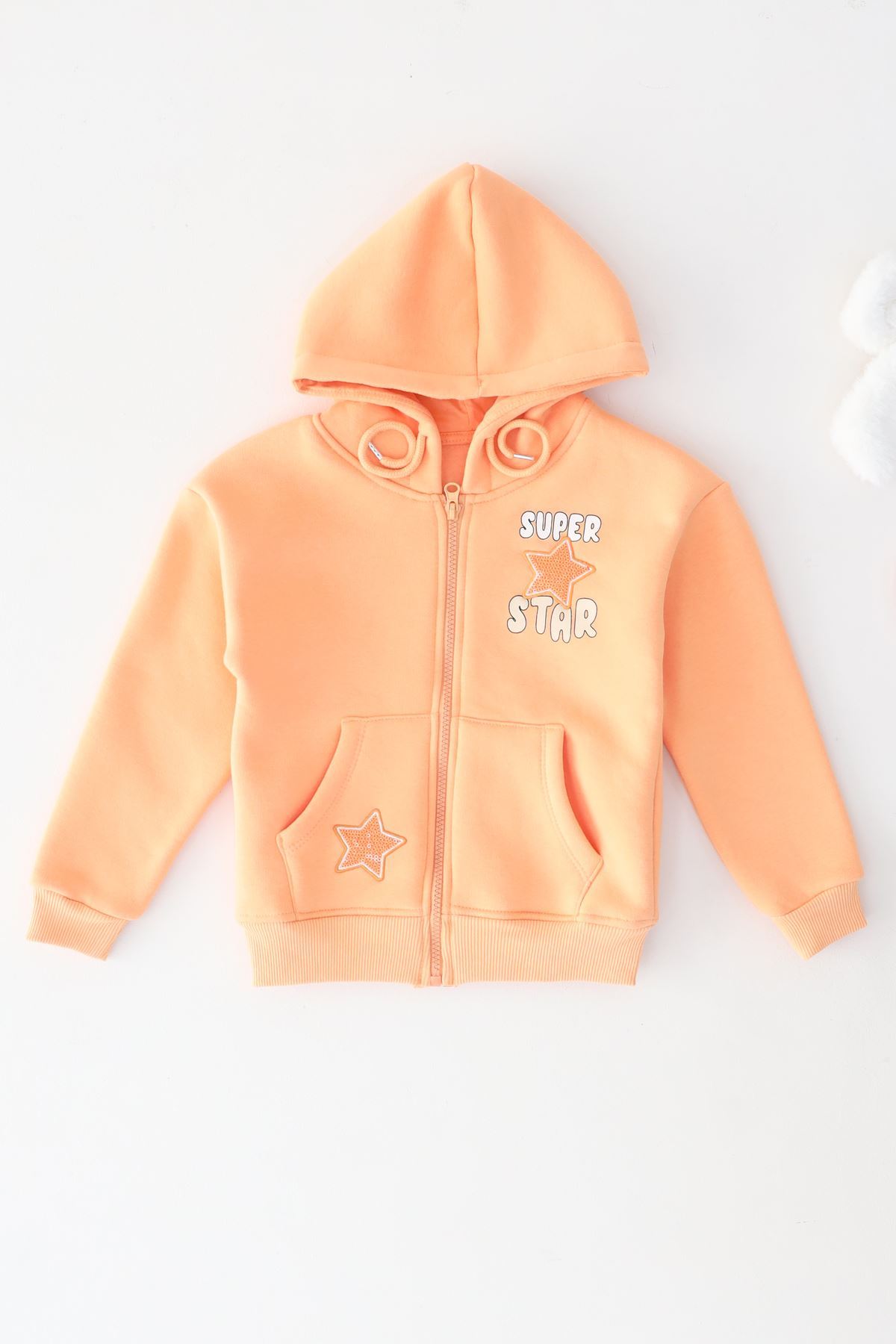 5-8 Yaş Çocuk Sweat Oranj - 6264345.1576.