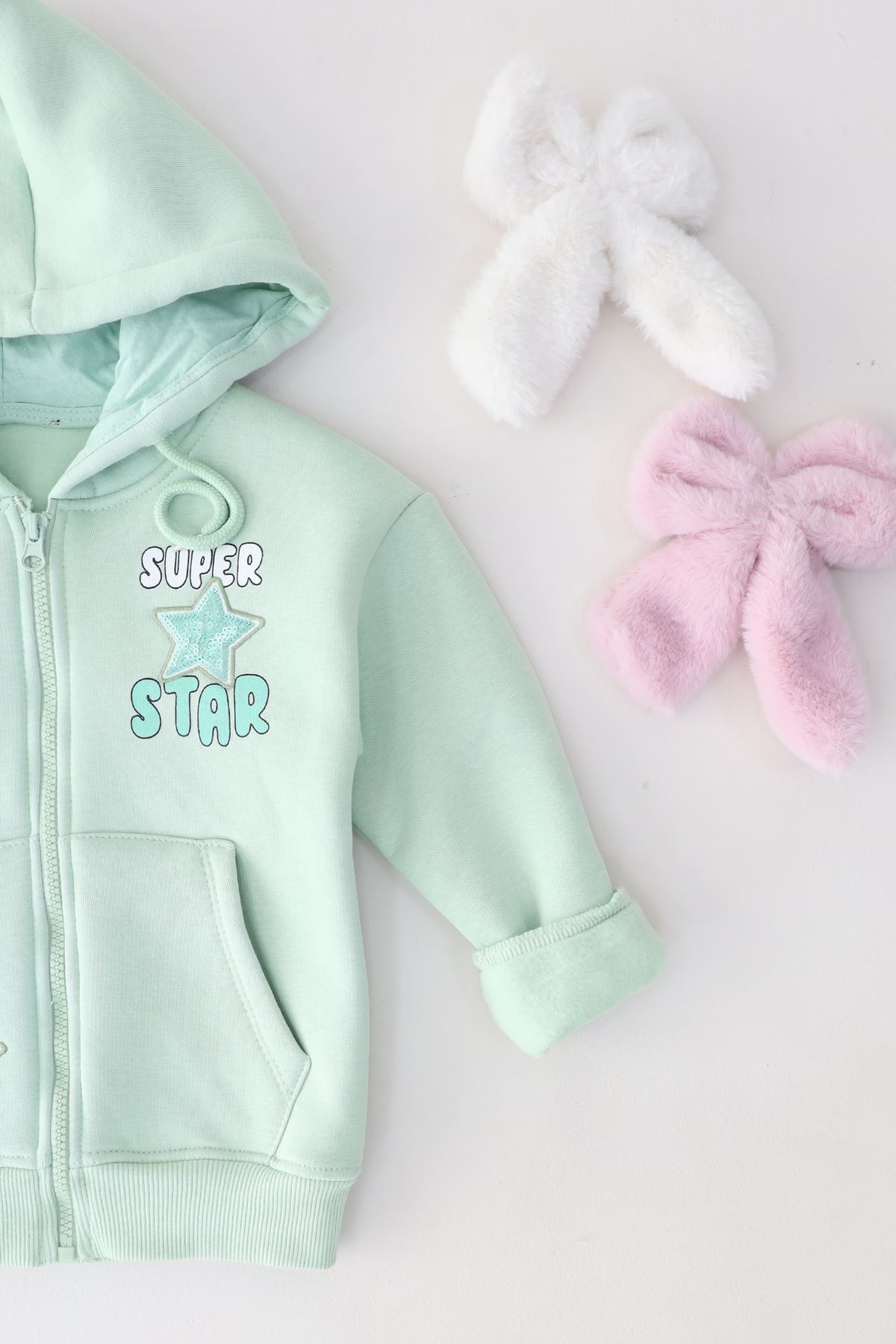 5-8 Yaş Çocuk Sweat Yeşil - 6264345.1576.