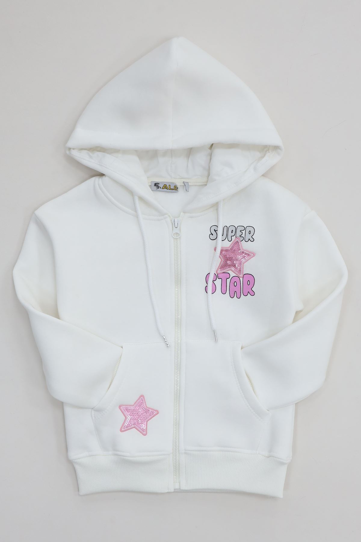 5-8 Yaş Çocuk Sweat Beyaz - 6264345.1576.