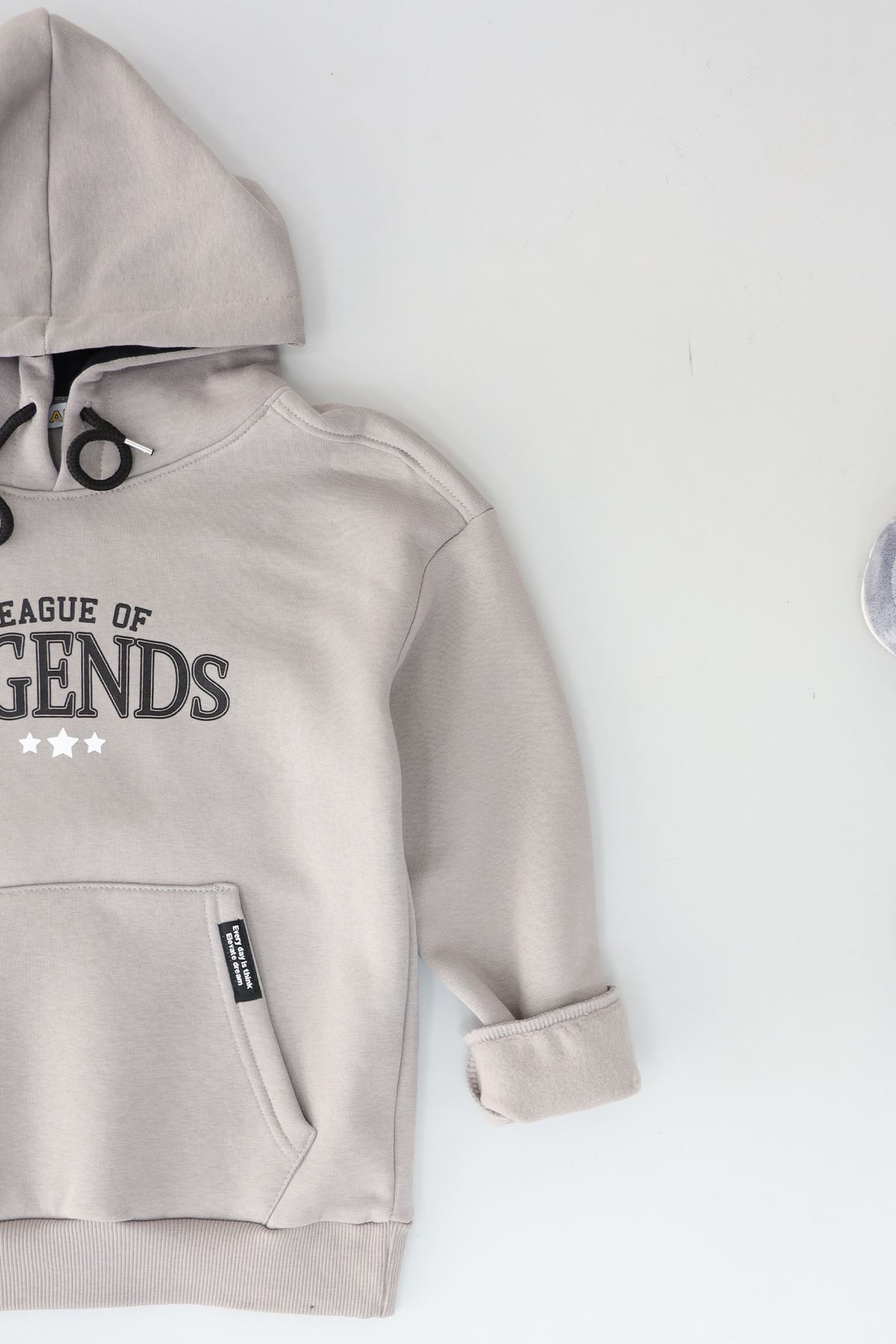 3 İplik Şardonlu Sweat Boyalıgri - 3264101.1576.