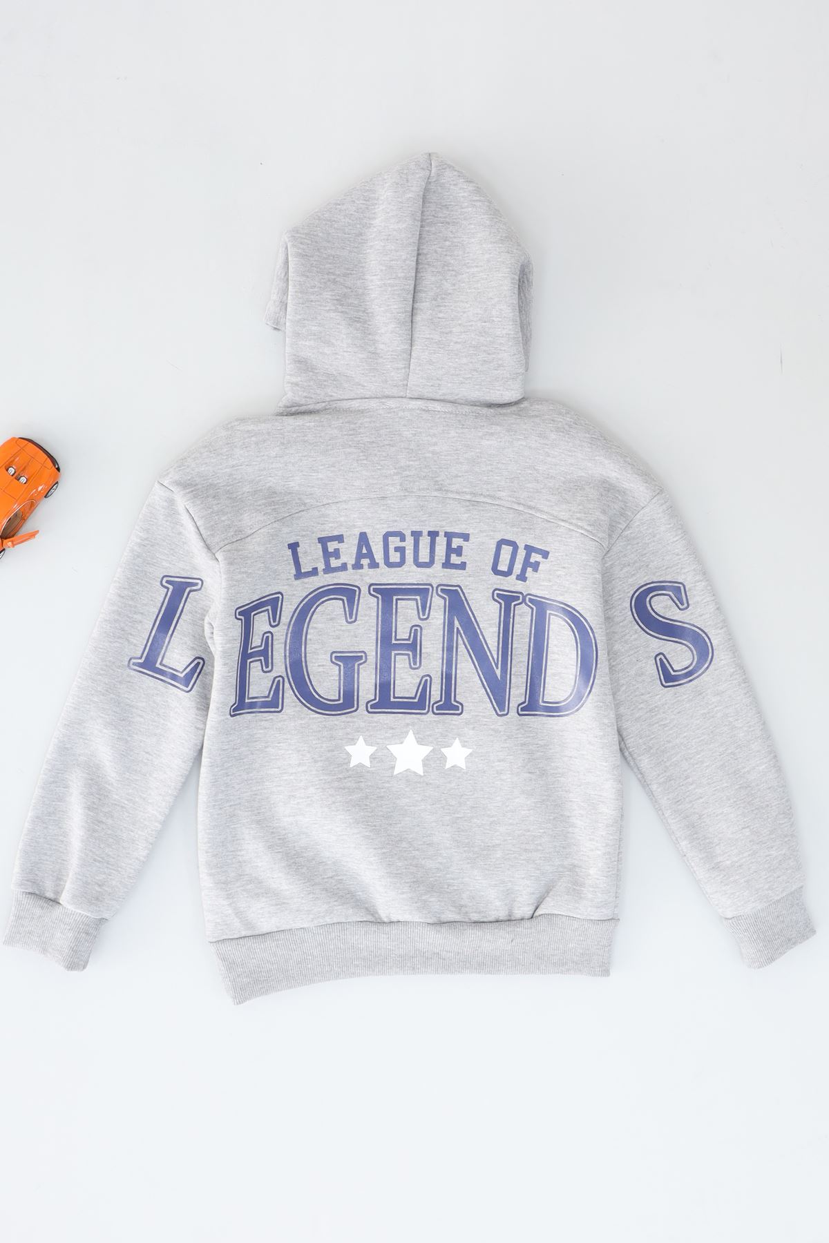 3 İplik Şardonlu Sweat Gri - 3264101.1576.