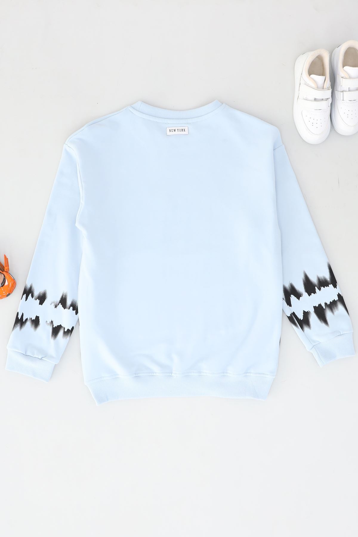 10-13 Yaş İki İplik Şardonlu Sweat Bebemavi - 3264128.1576.