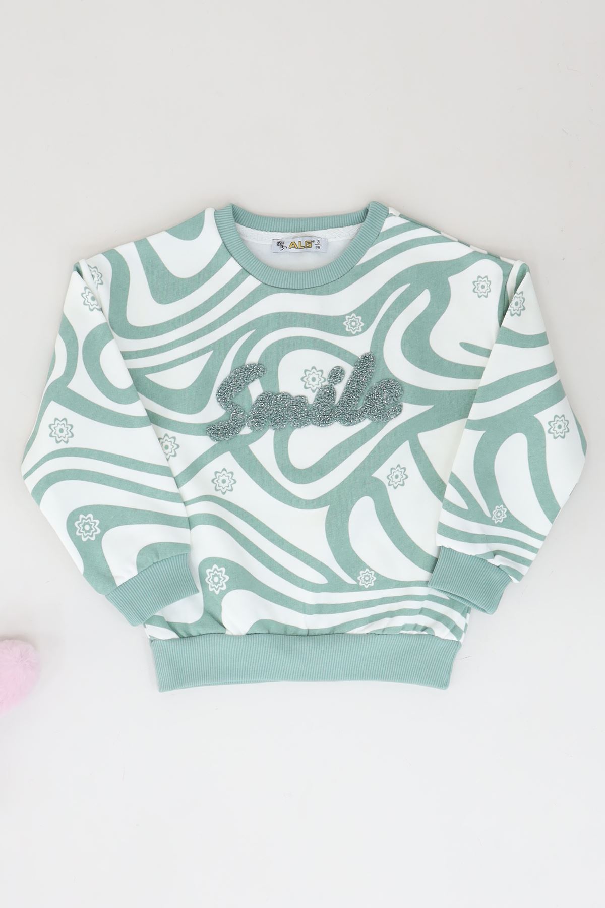 3-7 Yaş Çocuk Sweat Yeşil - 625413.1576.