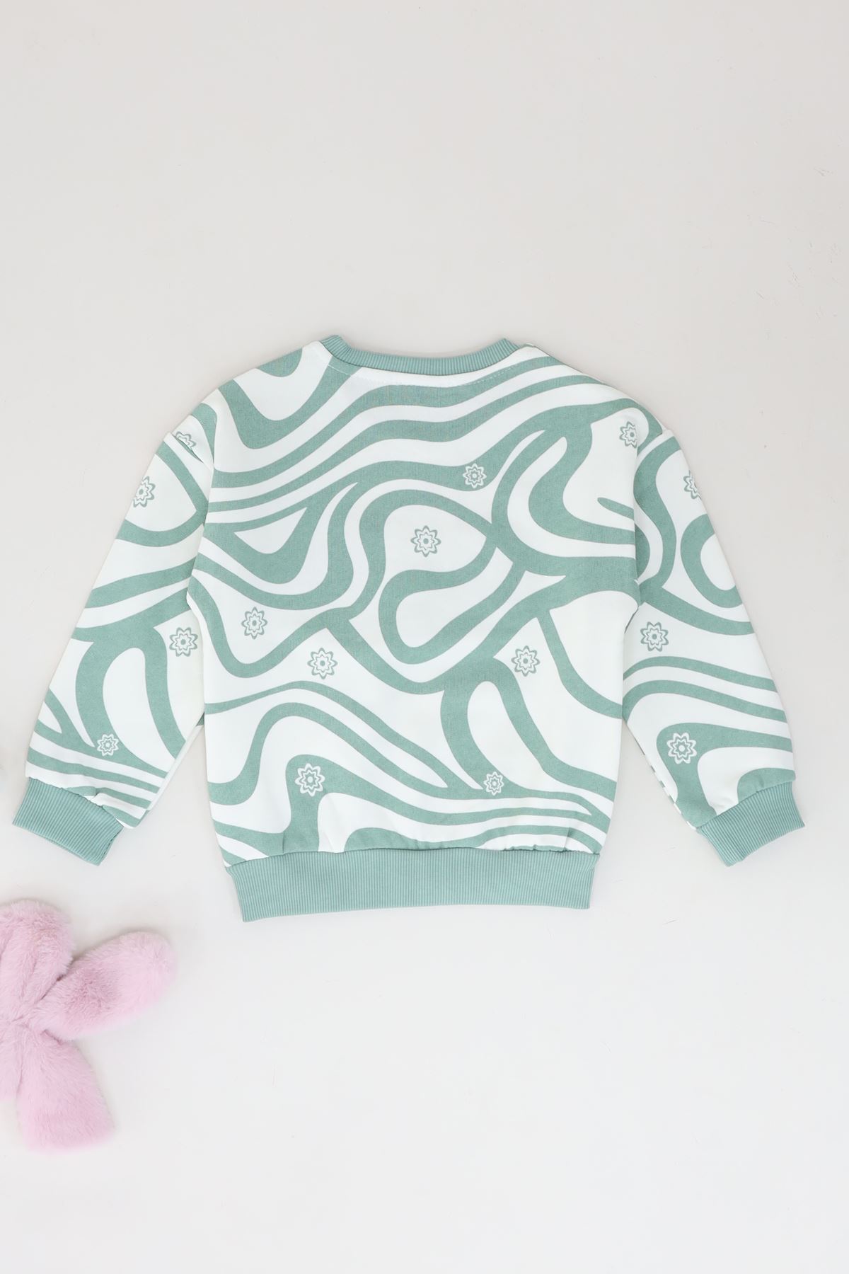 3-7 Yaş Çocuk Sweat Yeşil - 625413.1576.