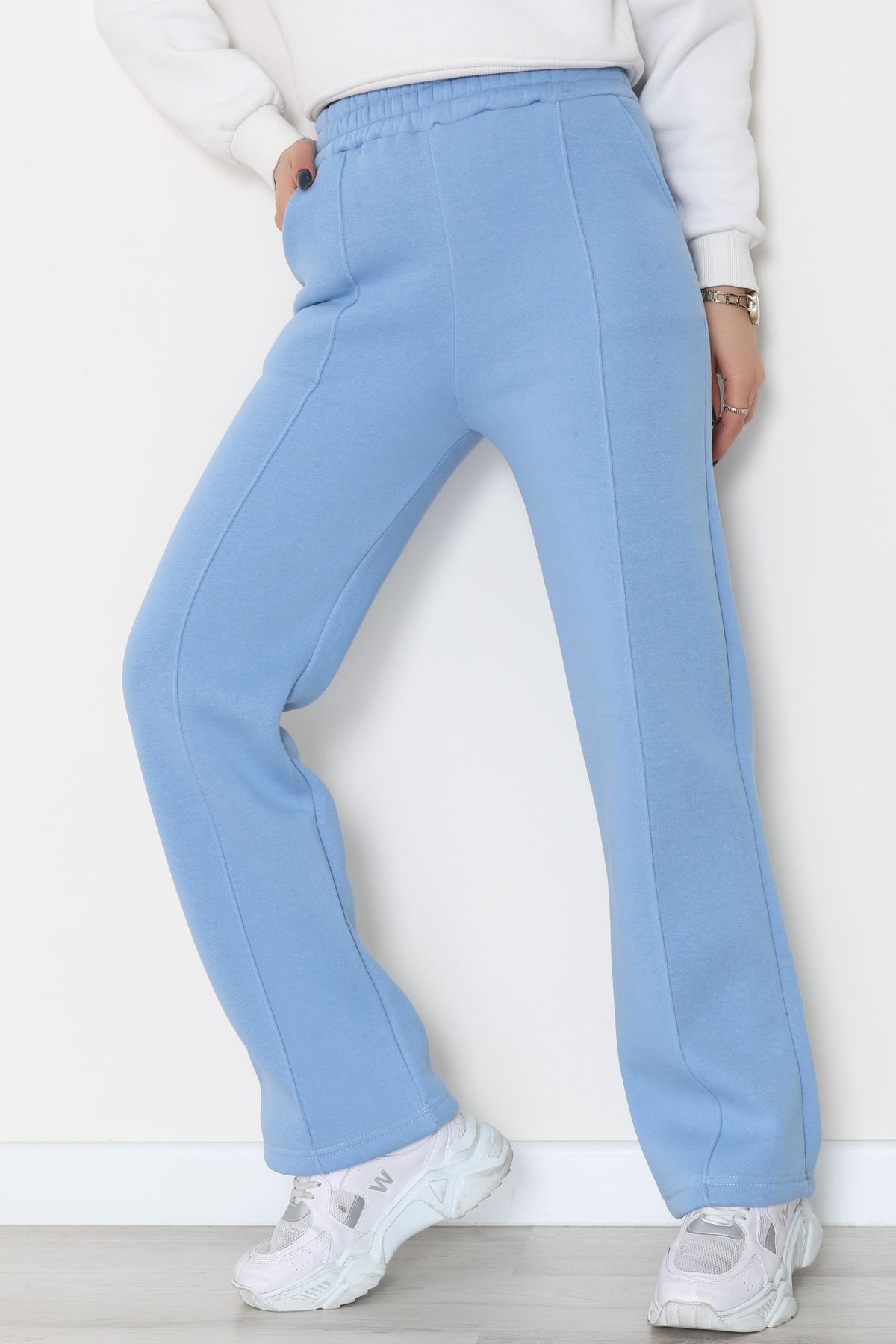 3 İplik Önü Çımalı Eşofman Altı Bebemavi - 42520.1878.