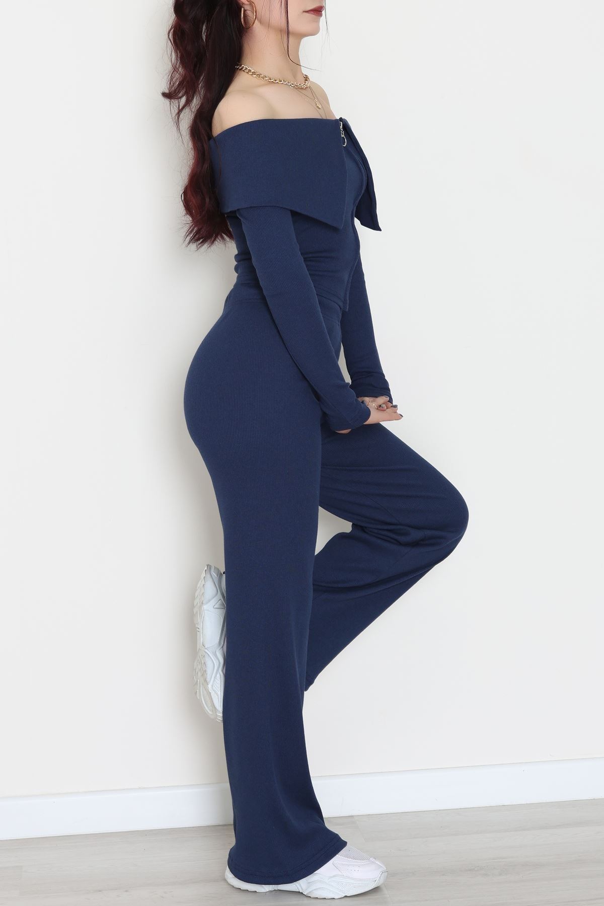 Madonna Yaka Likralı Kaşkorse İkili Takım Lacivert - 51089.1567.