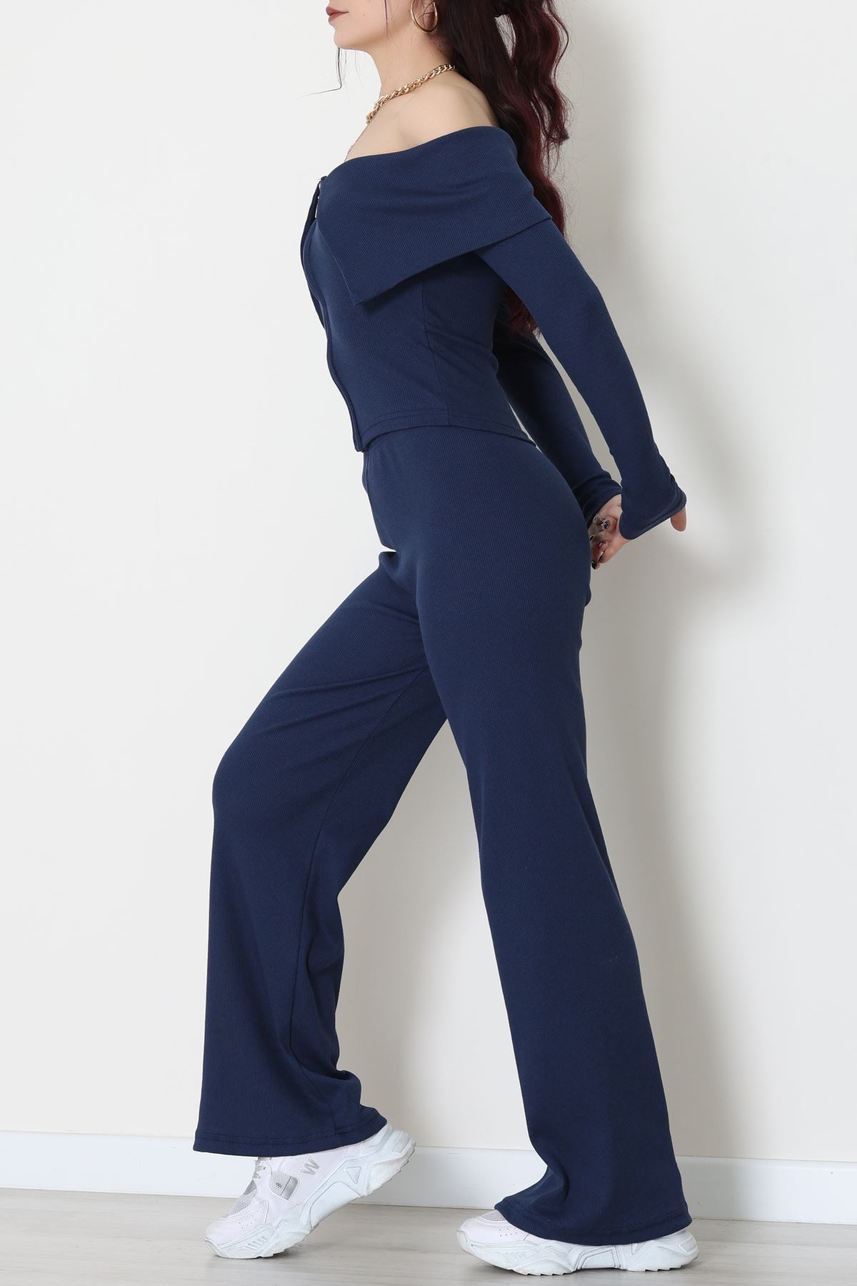 Madonna Yaka Likralı Kaşkorse İkili Takım Lacivert - 51089.1567.