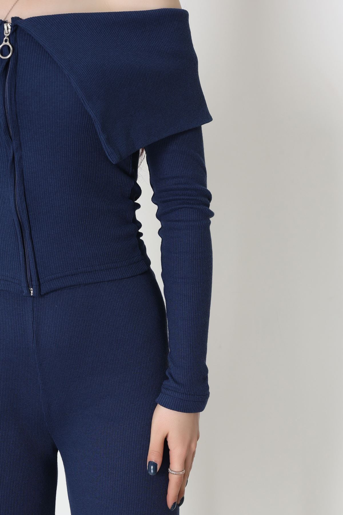 Madonna Yaka Likralı Kaşkorse İkili Takım Lacivert - 51089.1567.