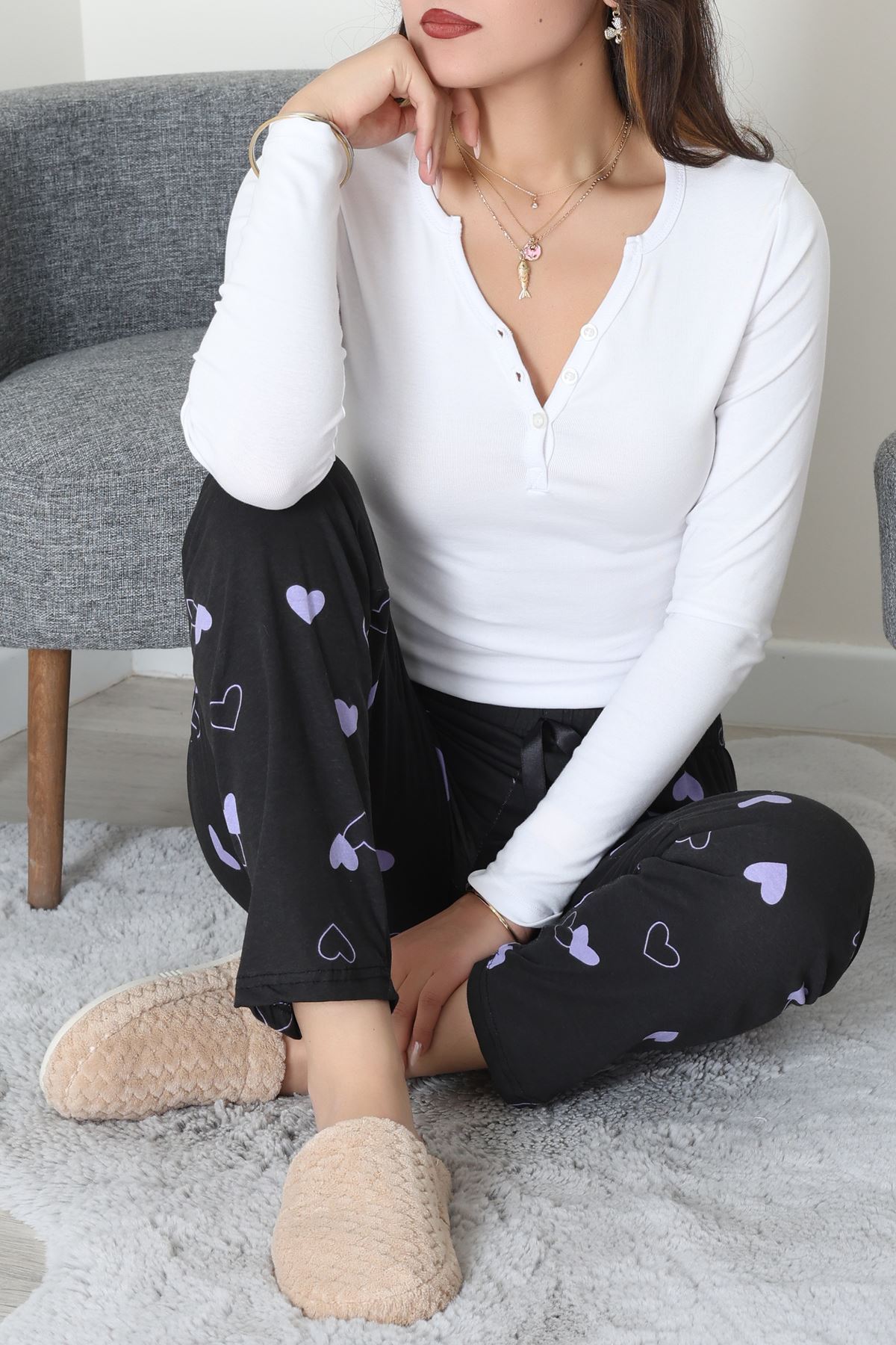 Süprem Pijama Altı Siyah - 52125.1567.