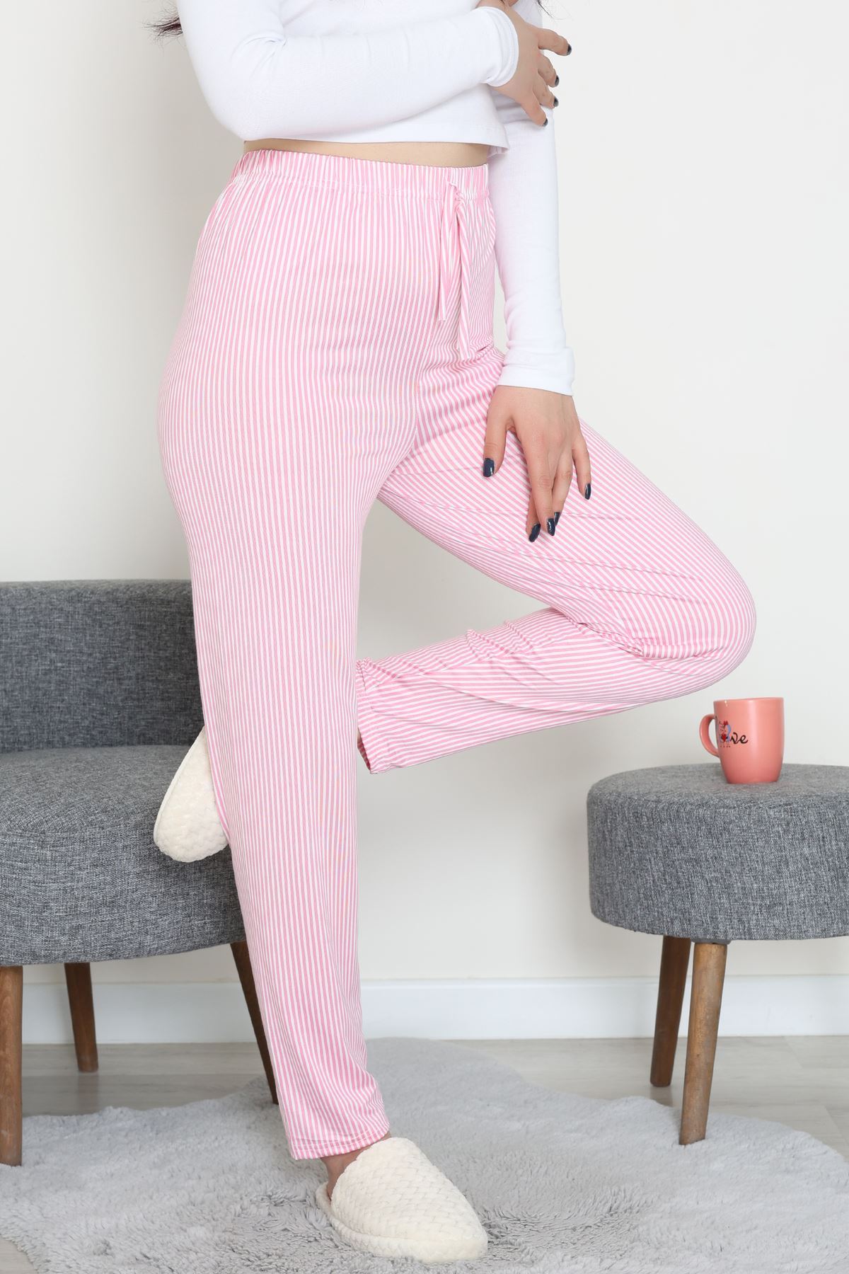 Milan Pijama Altı Pembeçizgili - 52122.1567.