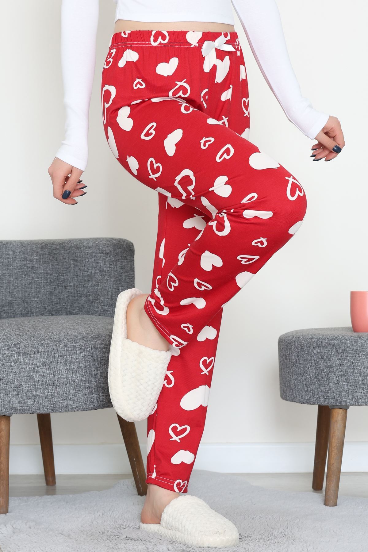 Milan Pijama Altı Kırmızıkalp - 52122.1567.