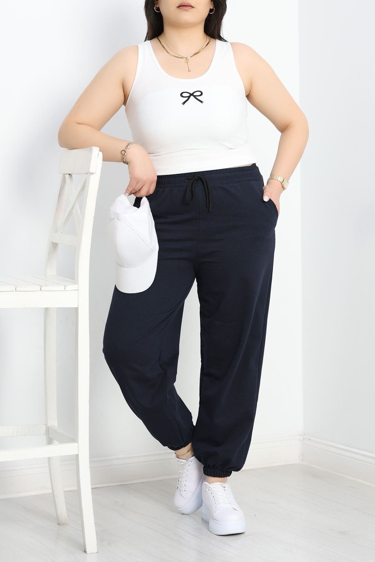 Büyük Beden 2 İplik Eşofman Altı Laci - 50661.1005.