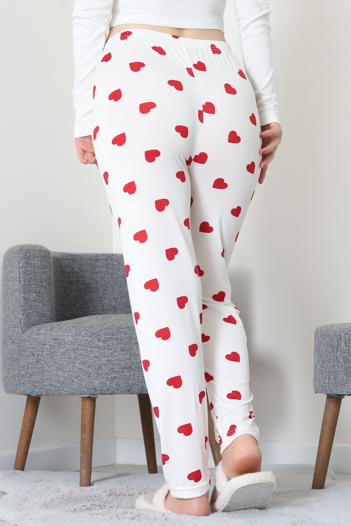 Milan Pijama Altı Beyazkırmızı - 52122.1567.