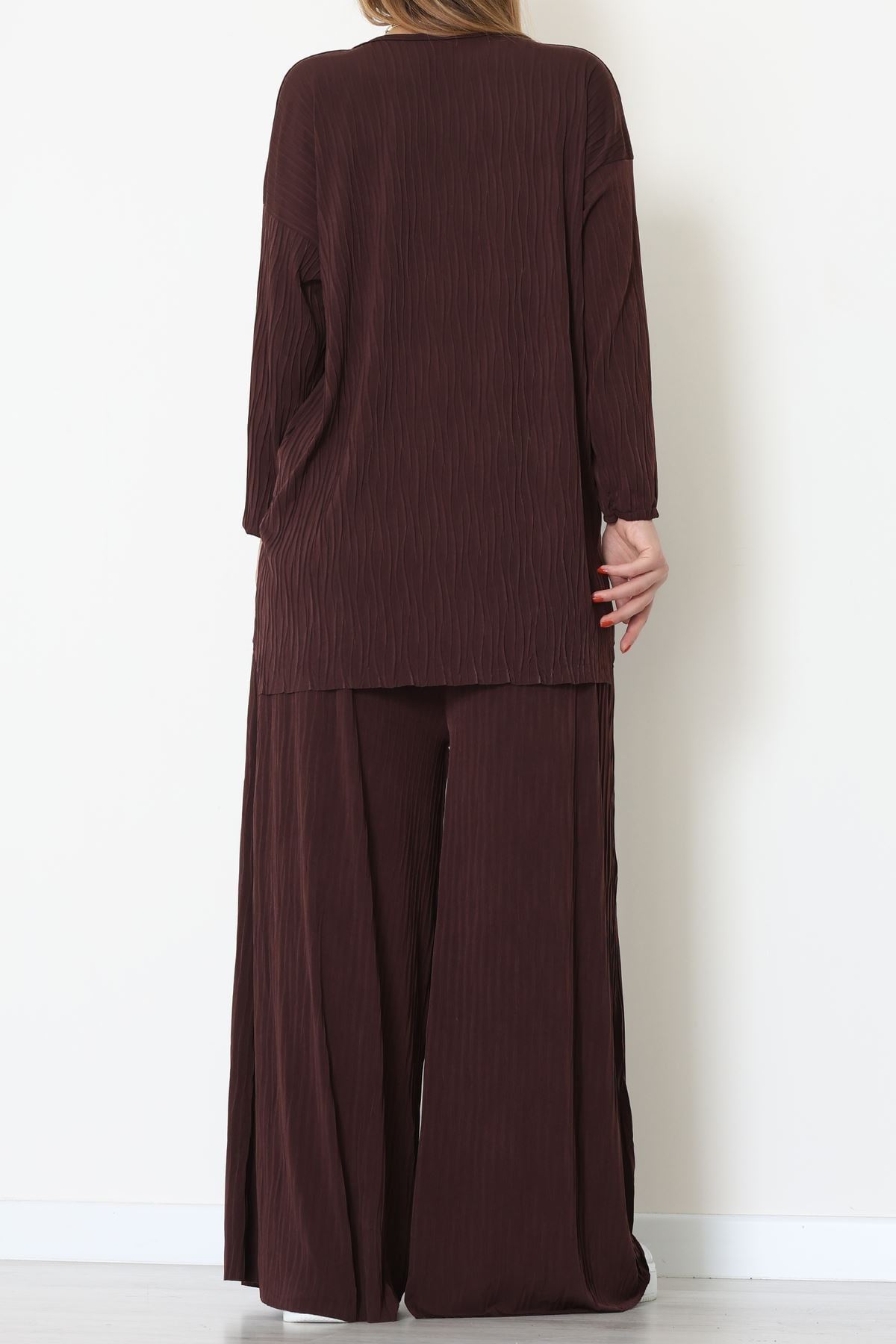 Sandy Crash Kumaş İkili Takım Kahve - 42667.1949.