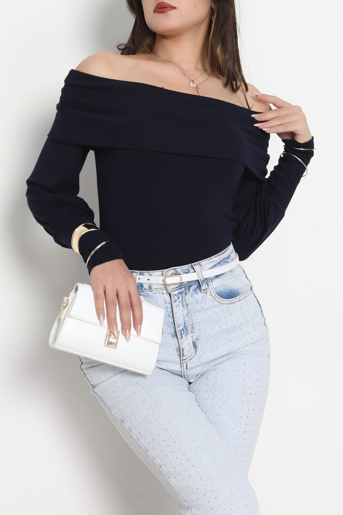 Buzzy Madonna Yaka Bluz Koyulaci - 1003.2119.