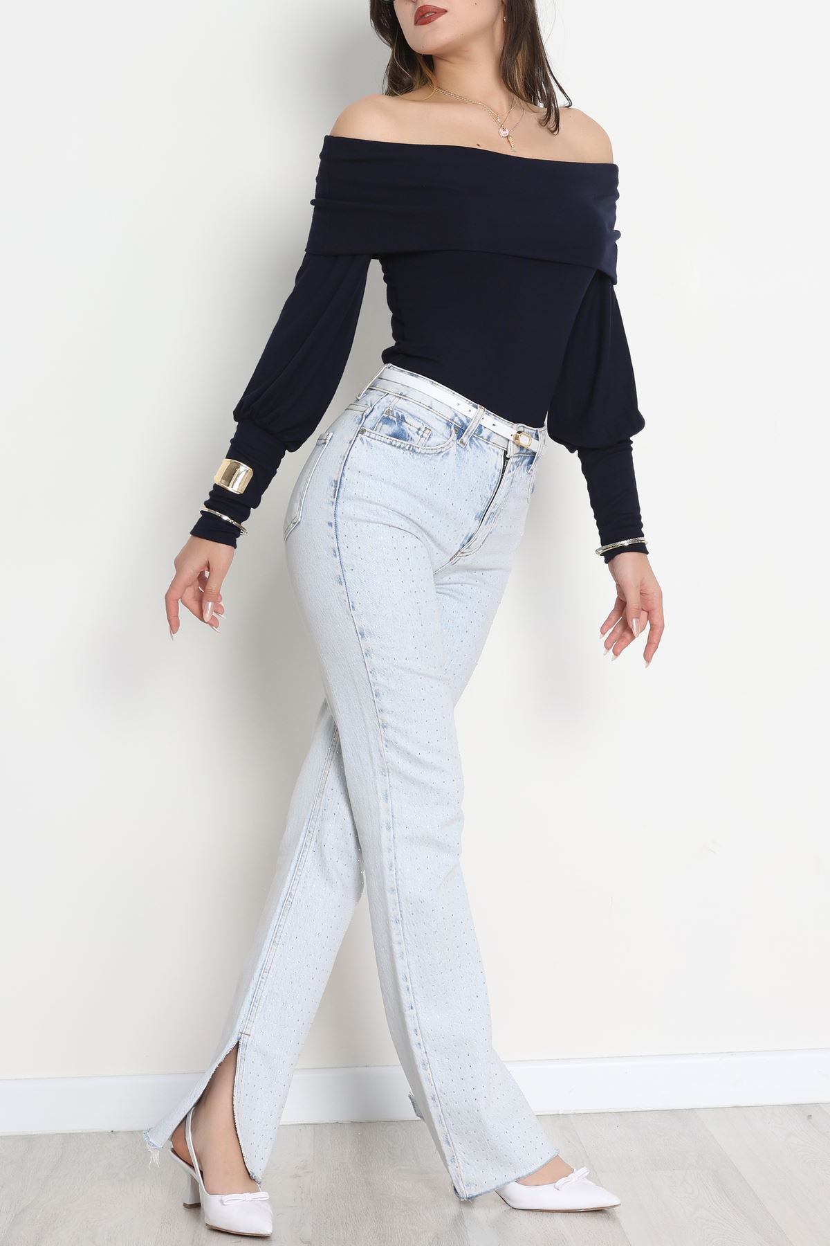 Buzzy Madonna Yaka Bluz Koyulaci - 1003.2119.